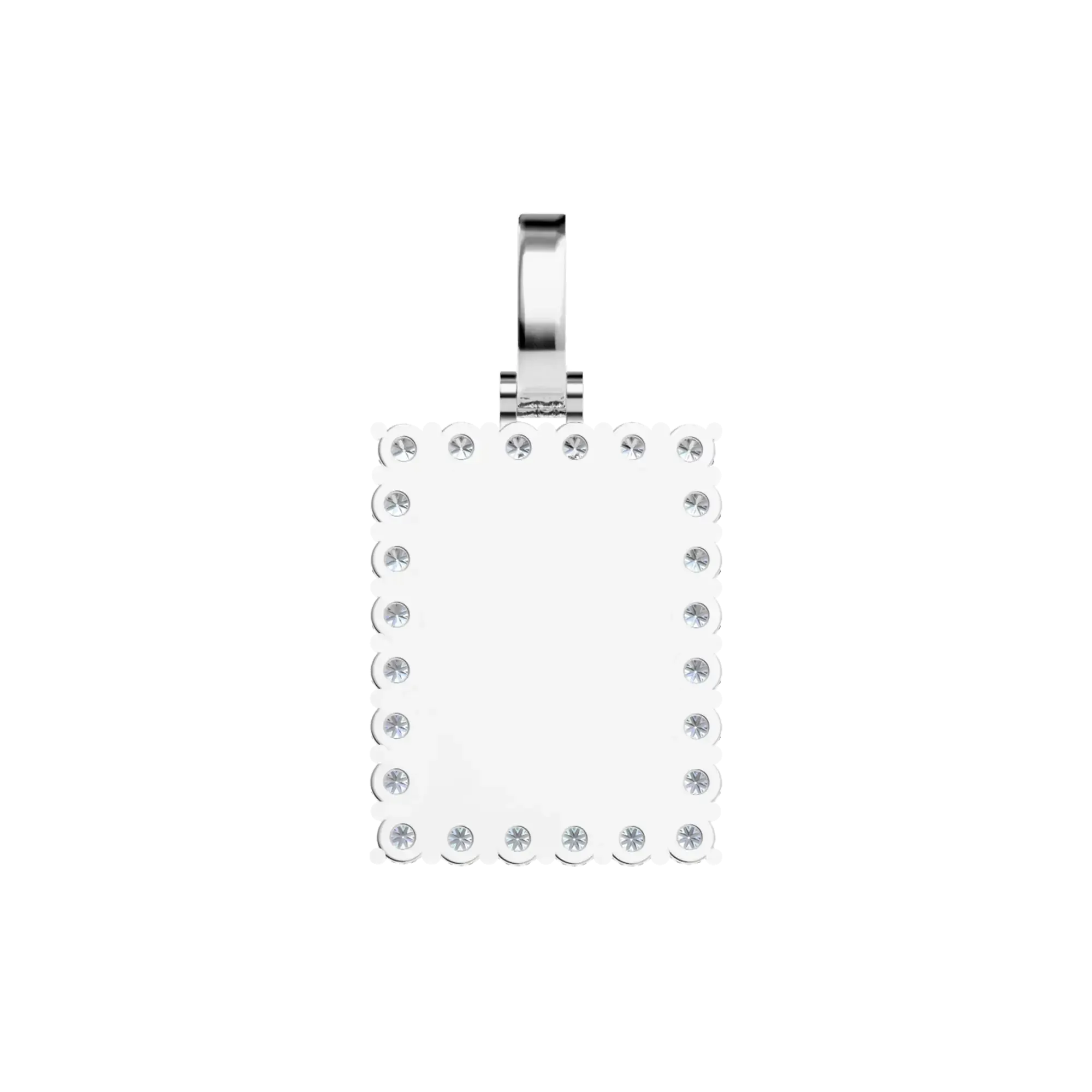 Custom Rectangle Photo Pendant