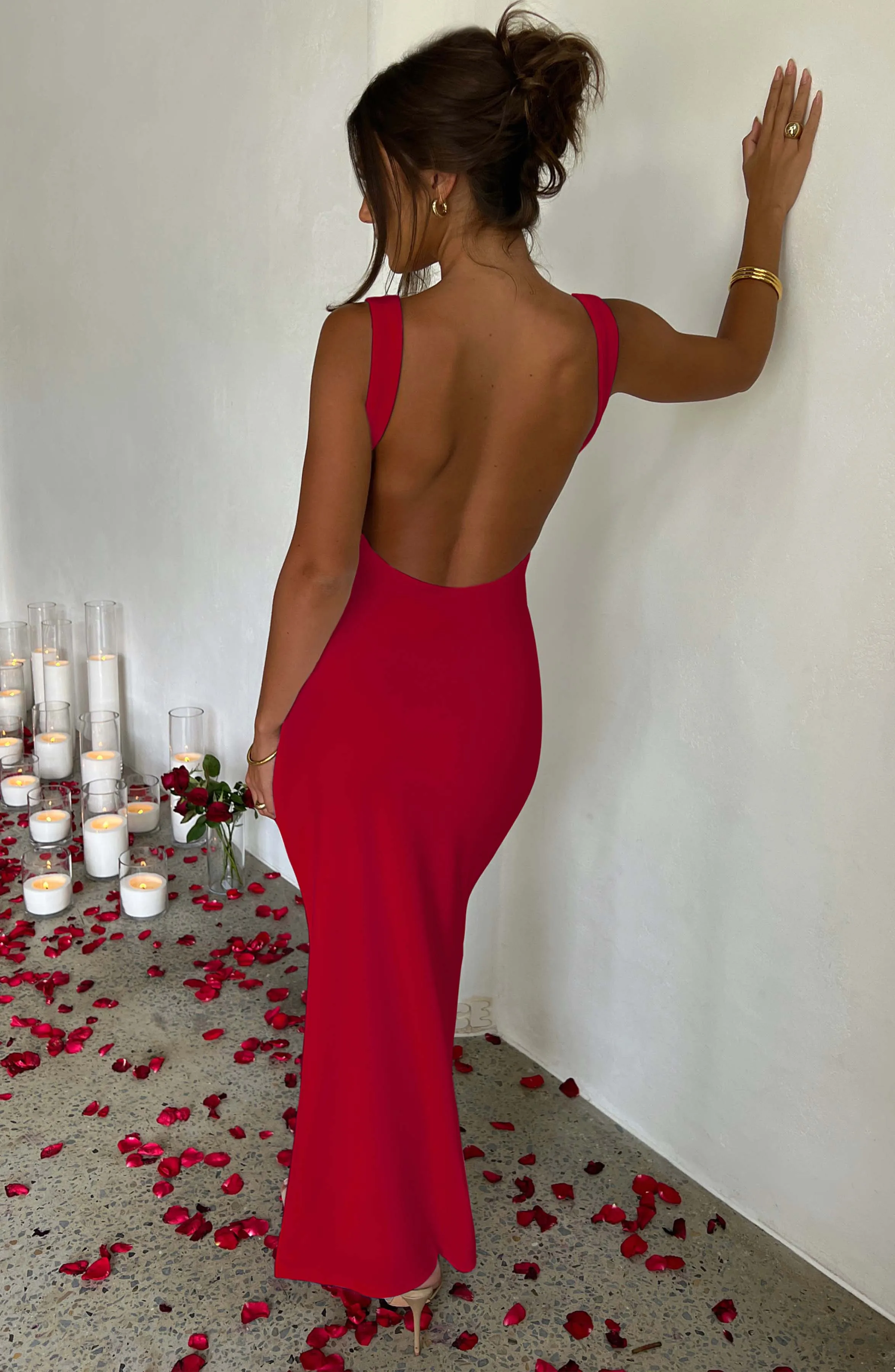 Cyanne Maxi Dress - Red