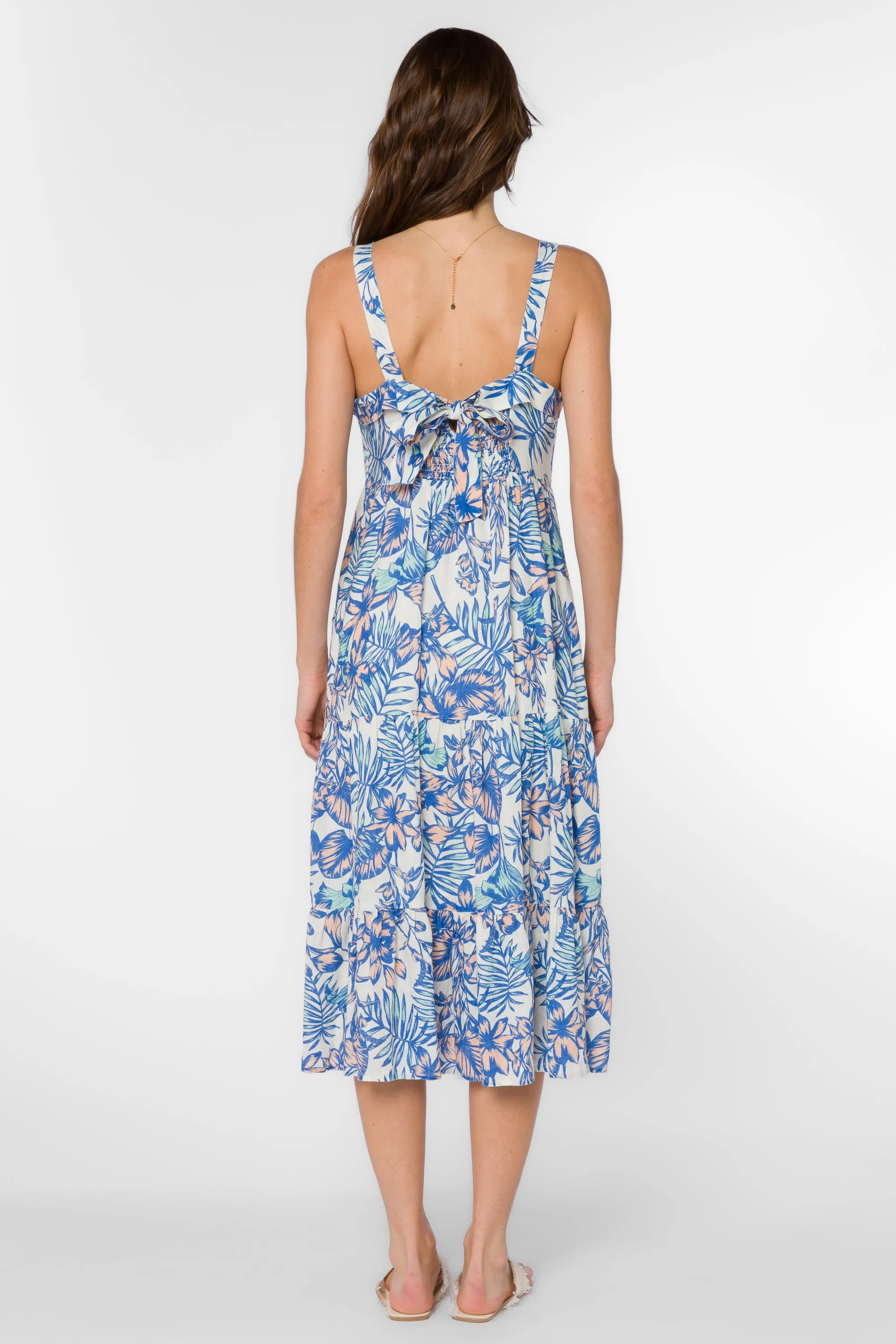 Diana Blue Tropicana Dress