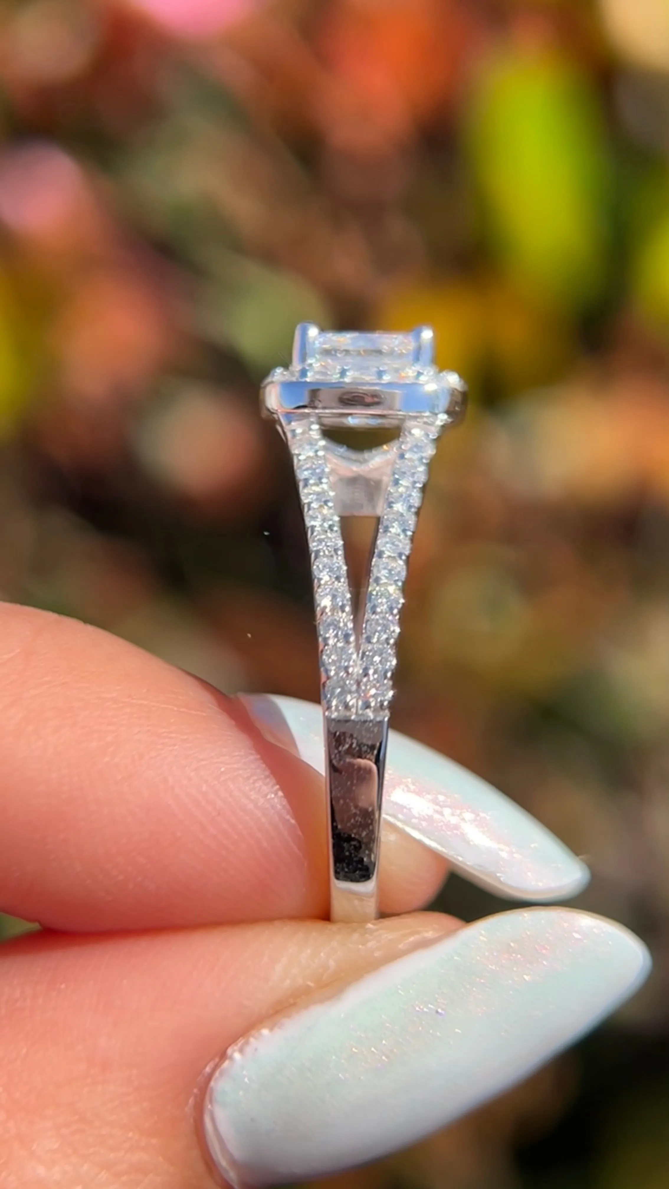 Elena 1.07ct E-VS1 Princess Lab Diamond