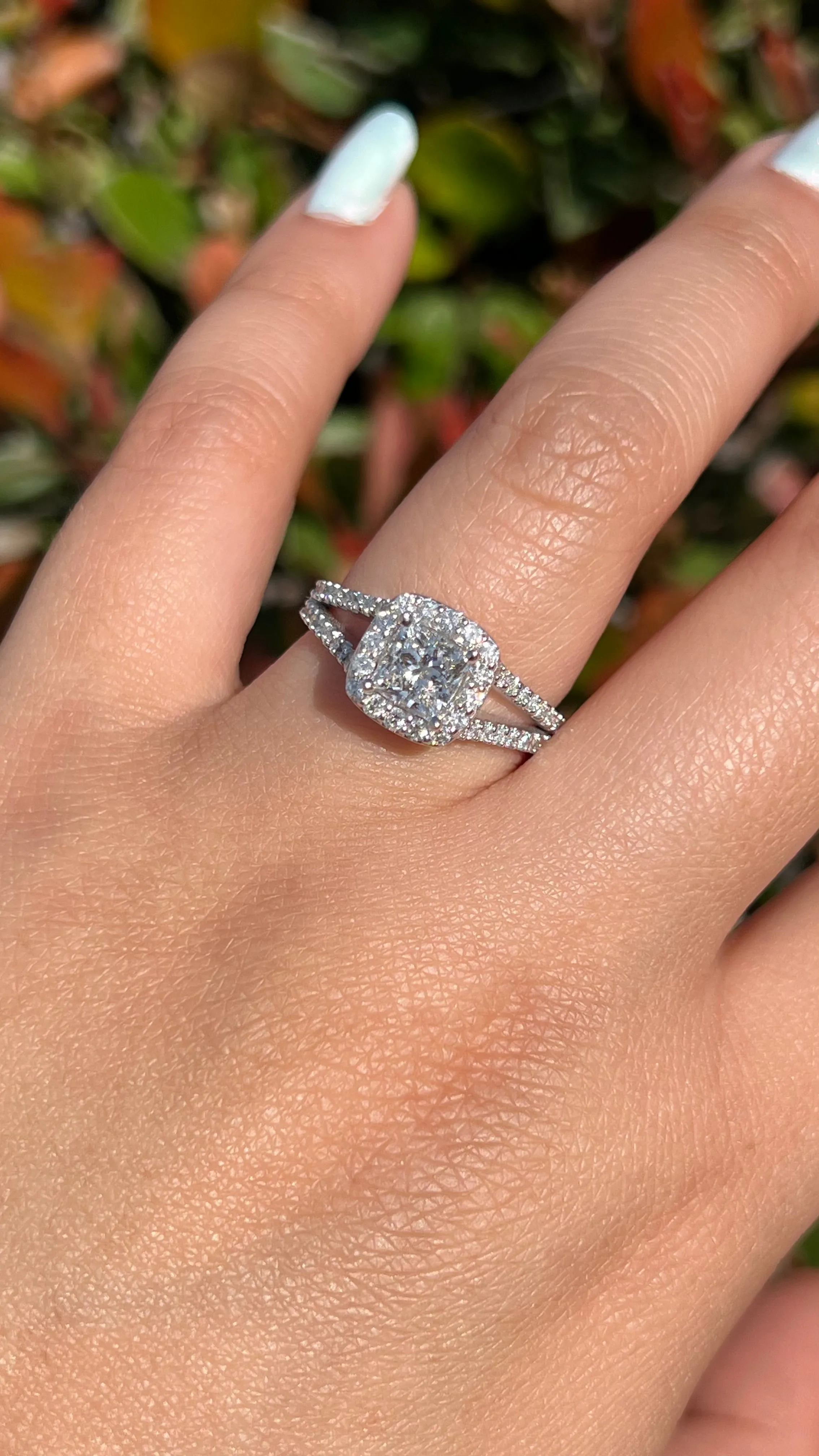 Elena 1.07ct E-VS1 Princess Lab Diamond