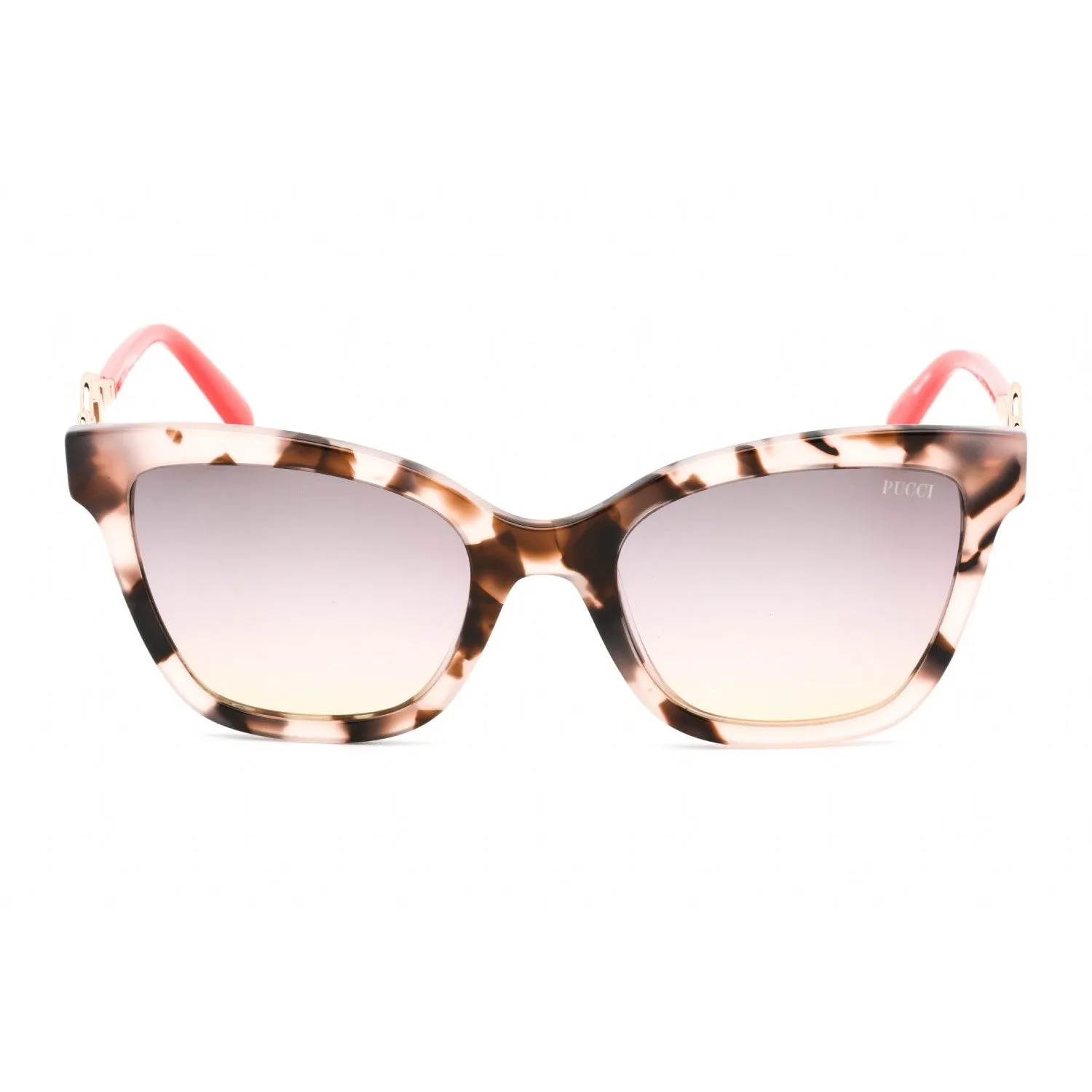 Emilio Pucci EP0158 Sunglasses coloured havana / gradient smoke Women's