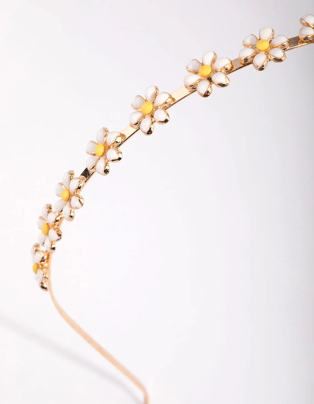 Enamel Daisy Headband