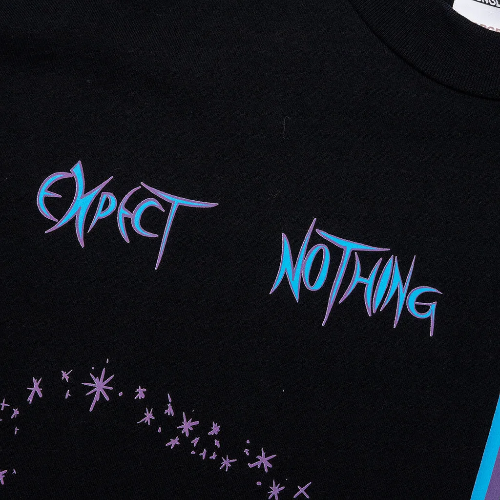 Expect Nothing Appreciate Everything Tee - Black