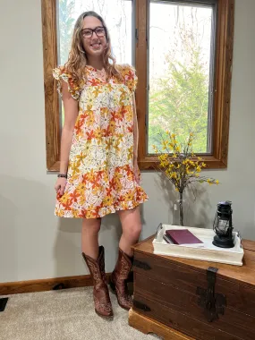 Floral Tiered Dress