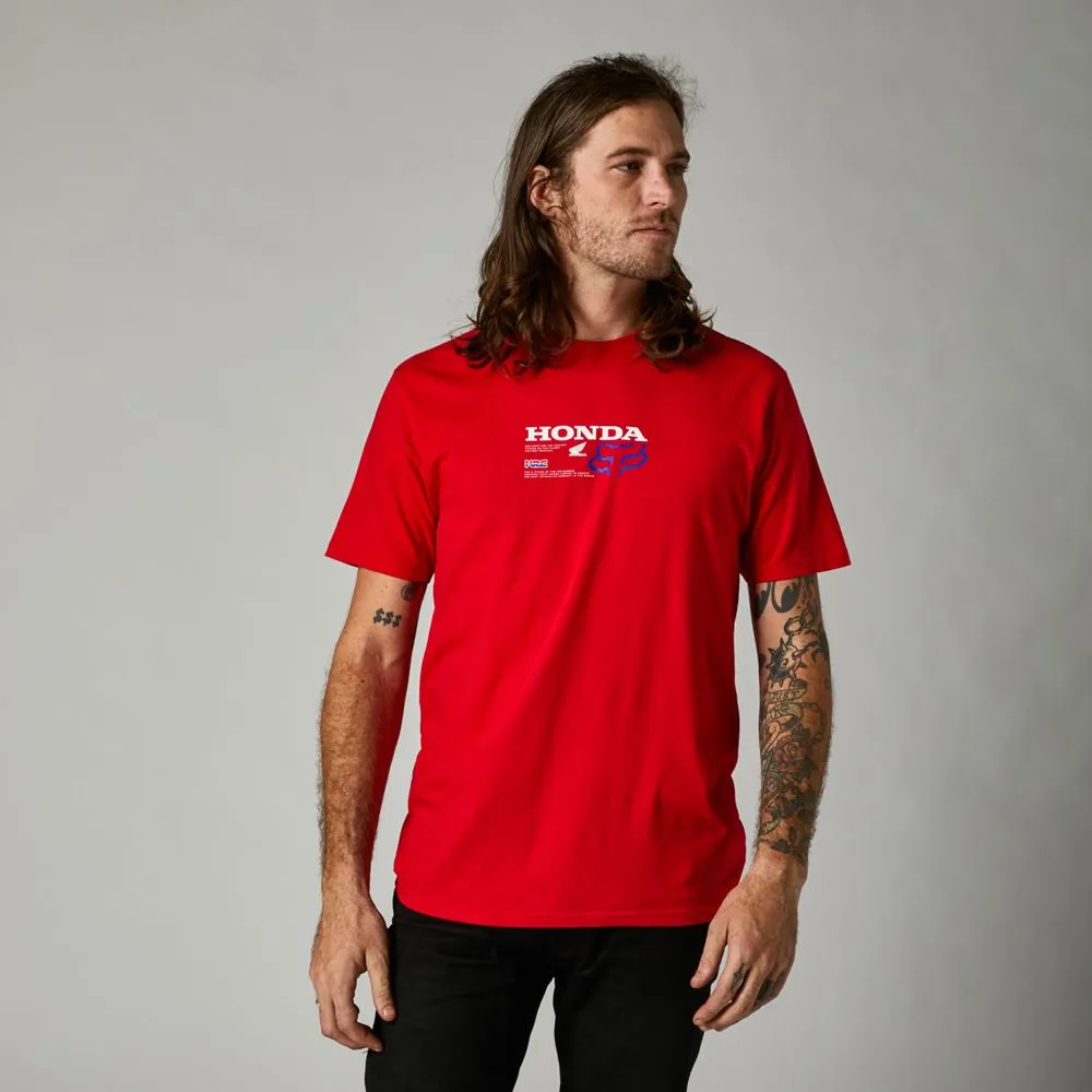 Fox Men's Honda Premium Tee Flame Red