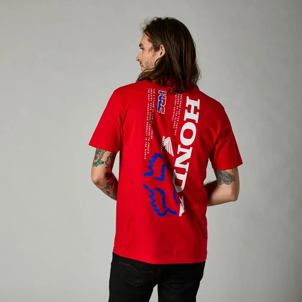 Fox Men's Honda Premium Tee Flame Red