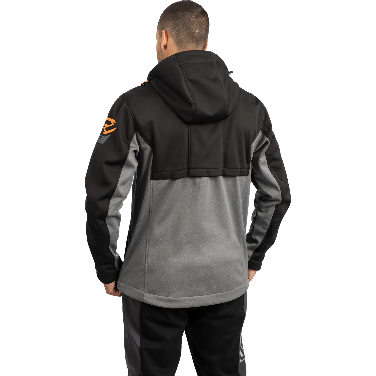 FXR Men's Helium Ride Softshell Grey Heather/Orange