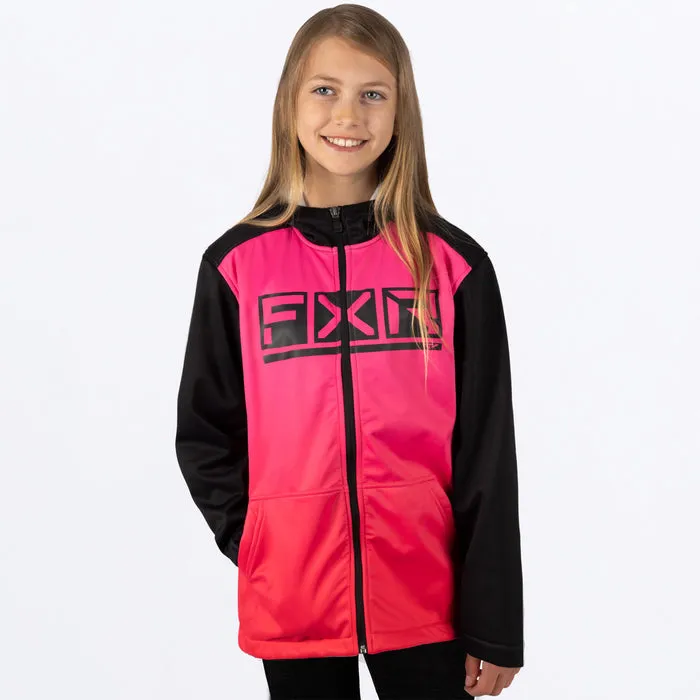 FXR Youth Hydrogen Softshell Raspberry/Black