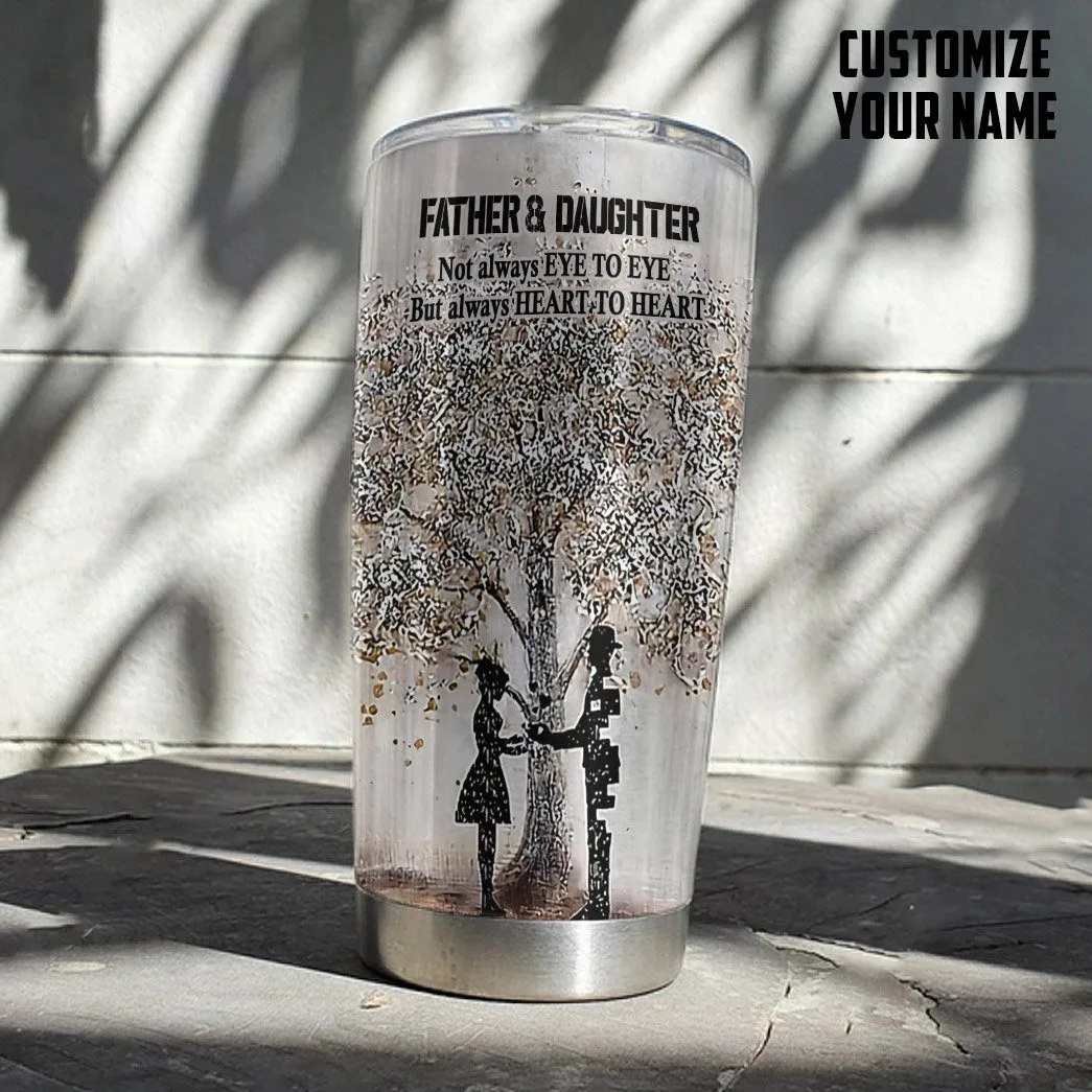 Gearhuman 3D Happy Fathers Day Gift To My Dad From Daughter Custom Name Tumbler