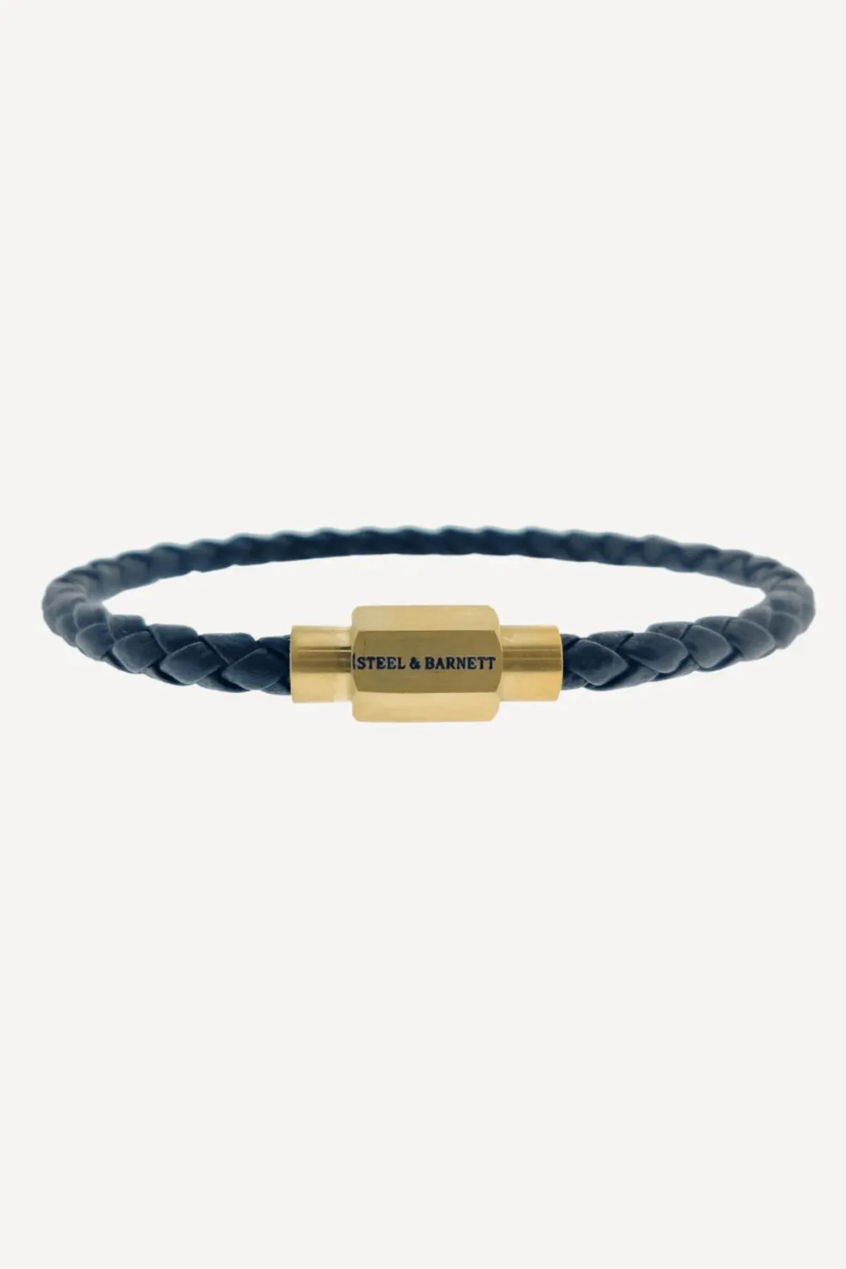 Gold Luke Landon Leather Bracelet