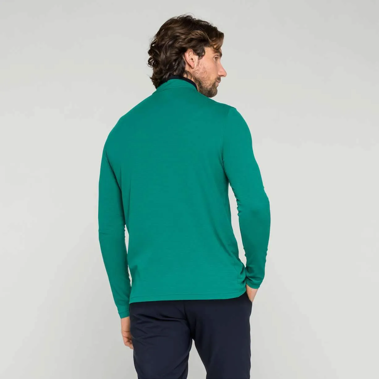 GOLFINO STRAIGHT LINES TROYER - Pull-over jacquard robuste