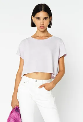 Jersey Cropped Tee / Prism