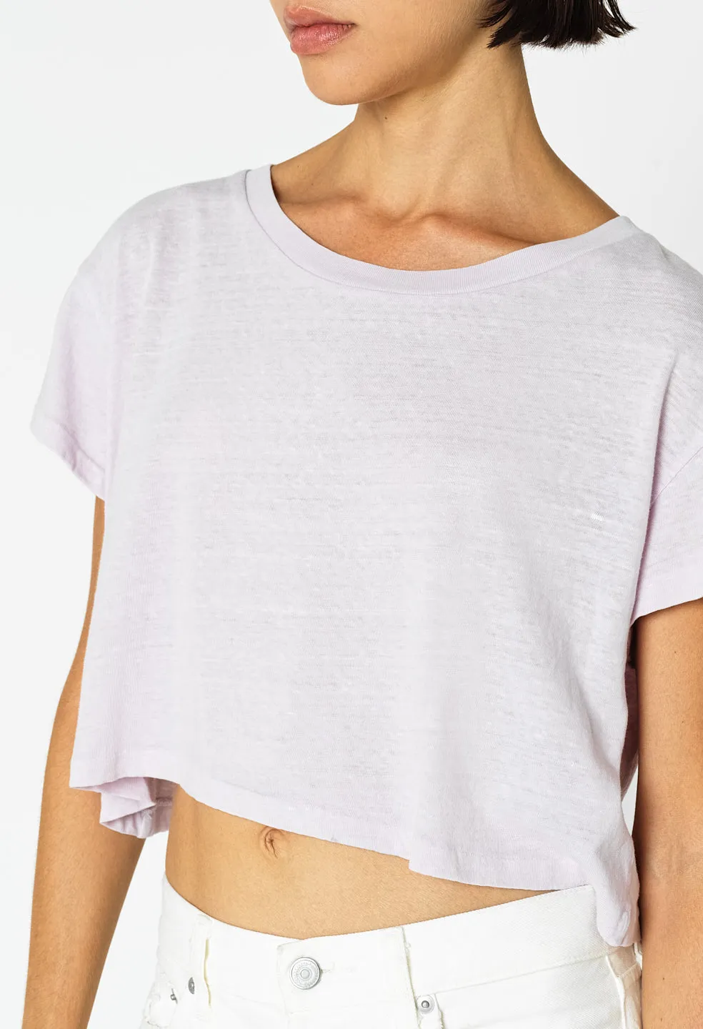 Jersey Cropped Tee / Prism