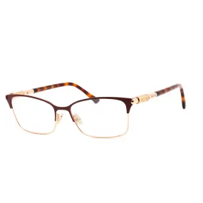 Jimmy Choo JC295 Eyeglasses Burgundy Gold / Clear Lens