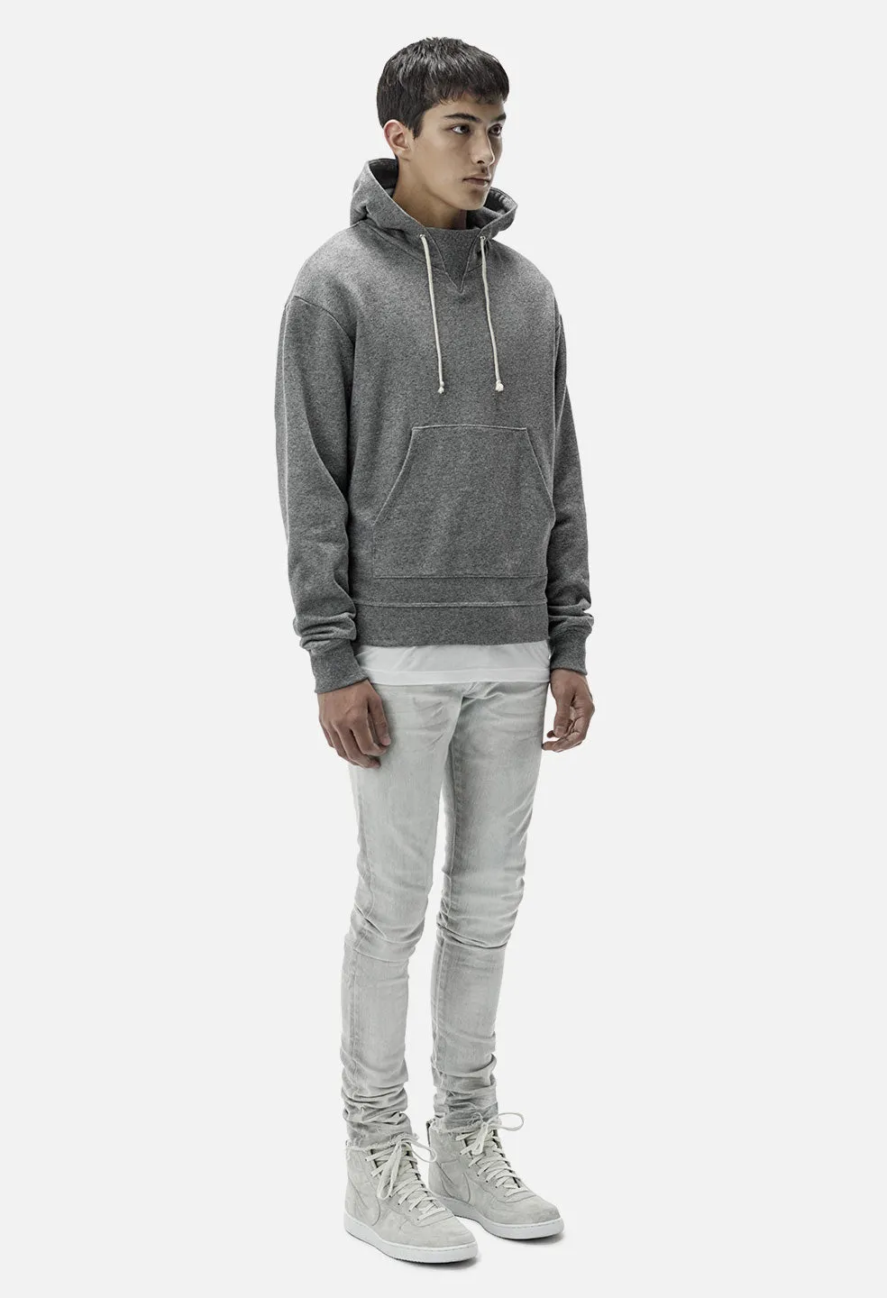 Kake Mock Pullover / Dark Grey