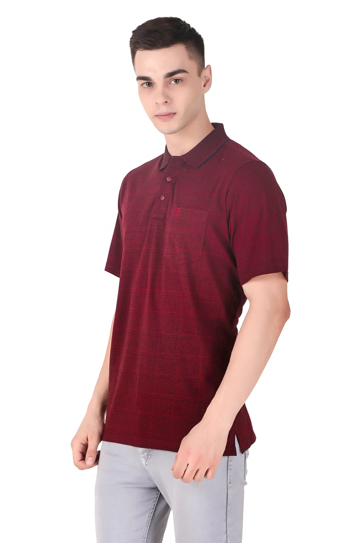 Kevin Ninan Jacquard Polo