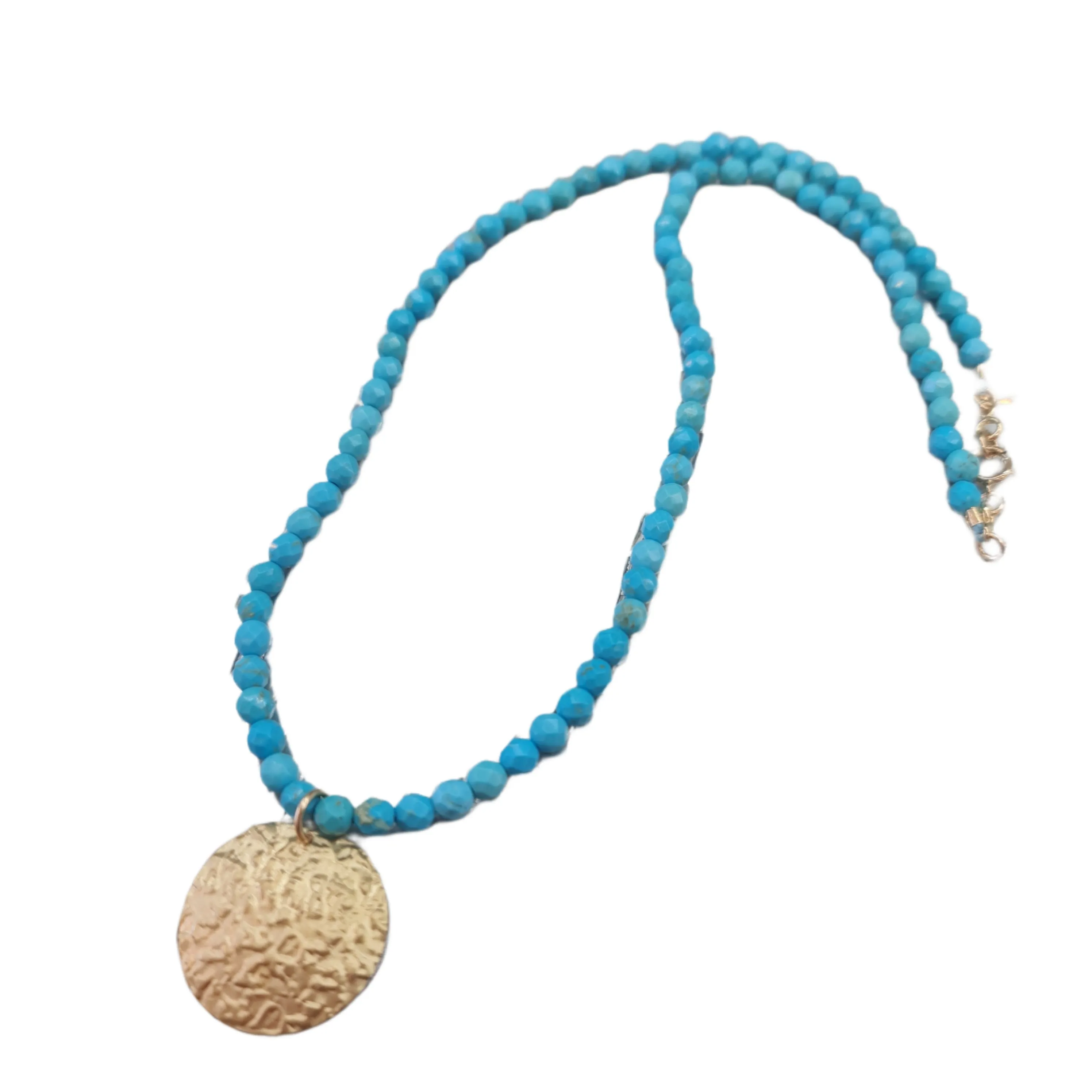 Kythira Gold Turquoise necklace