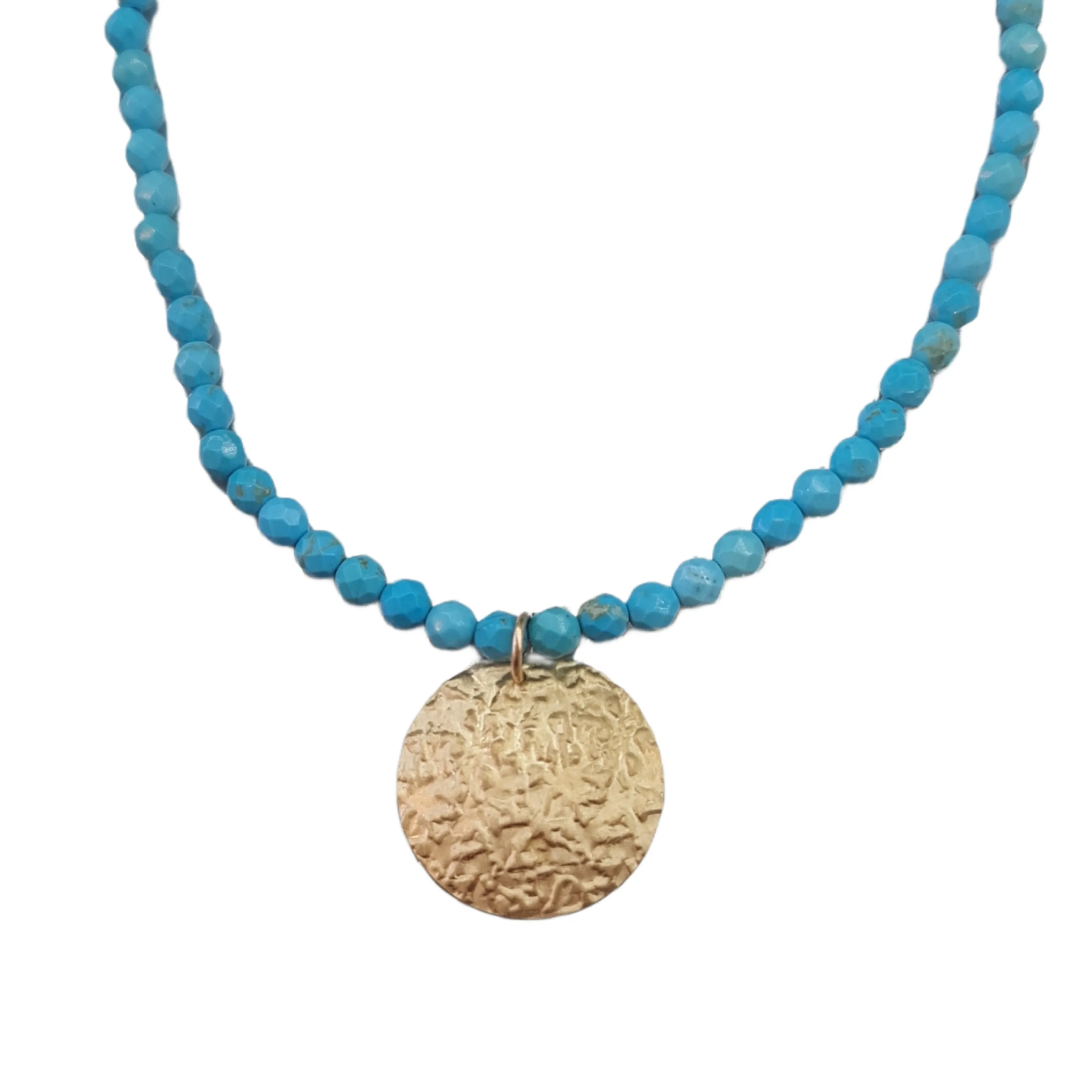 Kythira Gold Turquoise necklace