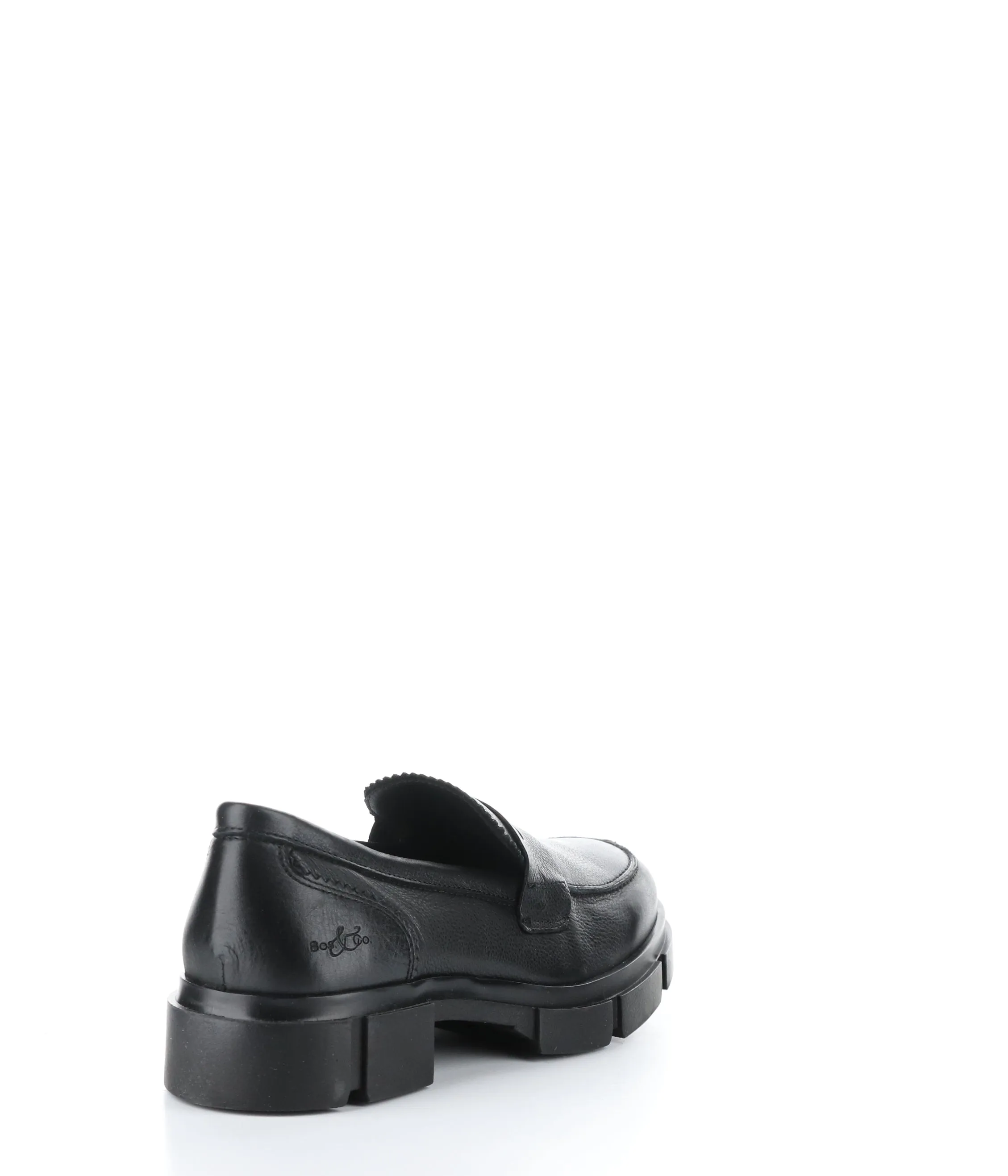 LAWN BLACK Slip-on Shoes