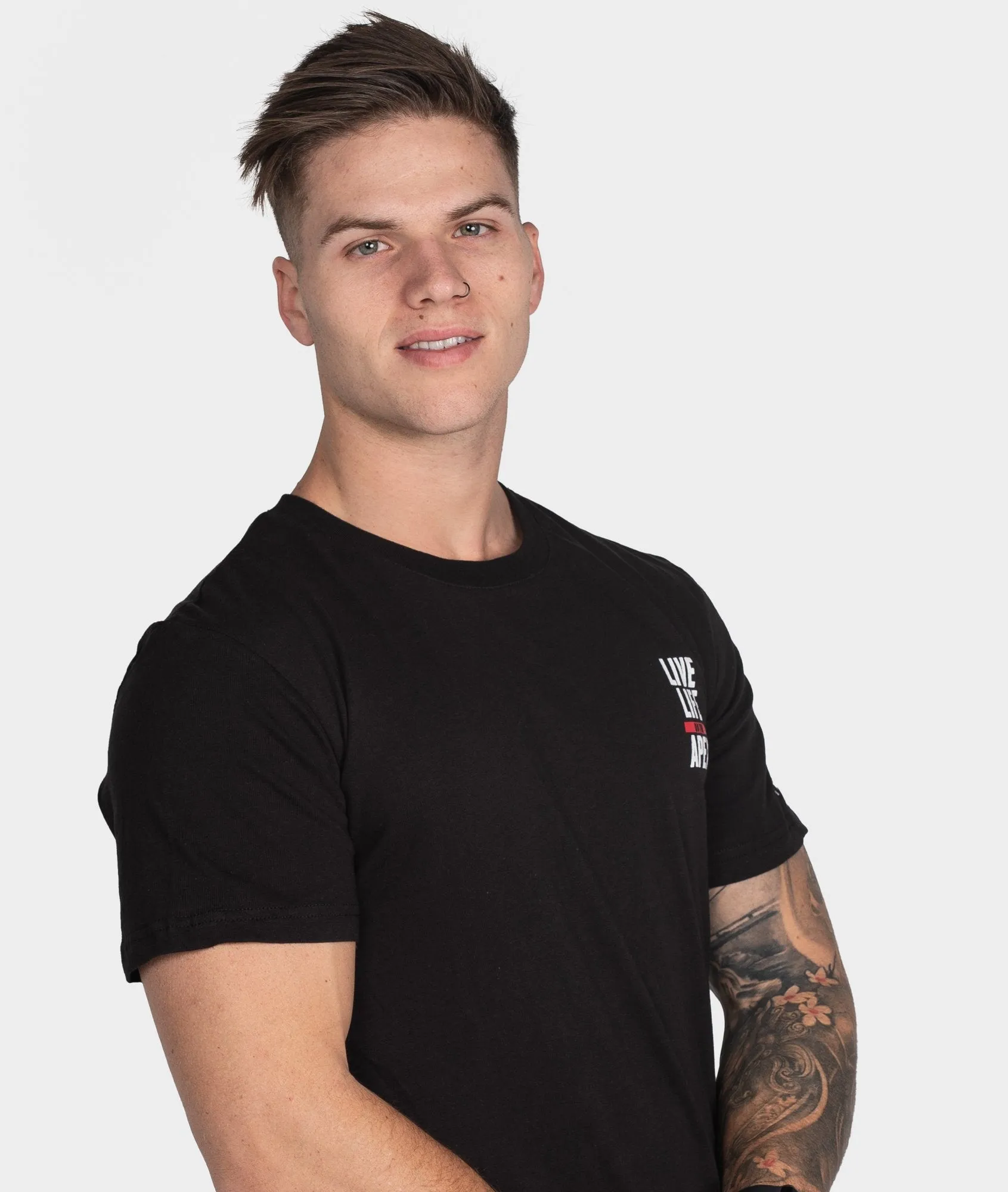 Life on the Apex Tee - Black