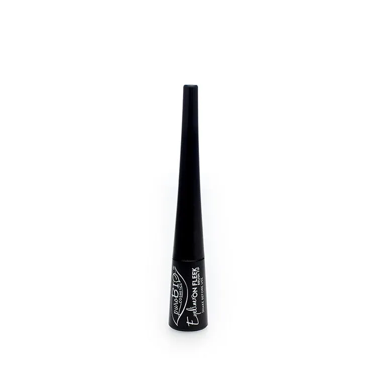 Liquid Eyeliner With Brush Tip Black