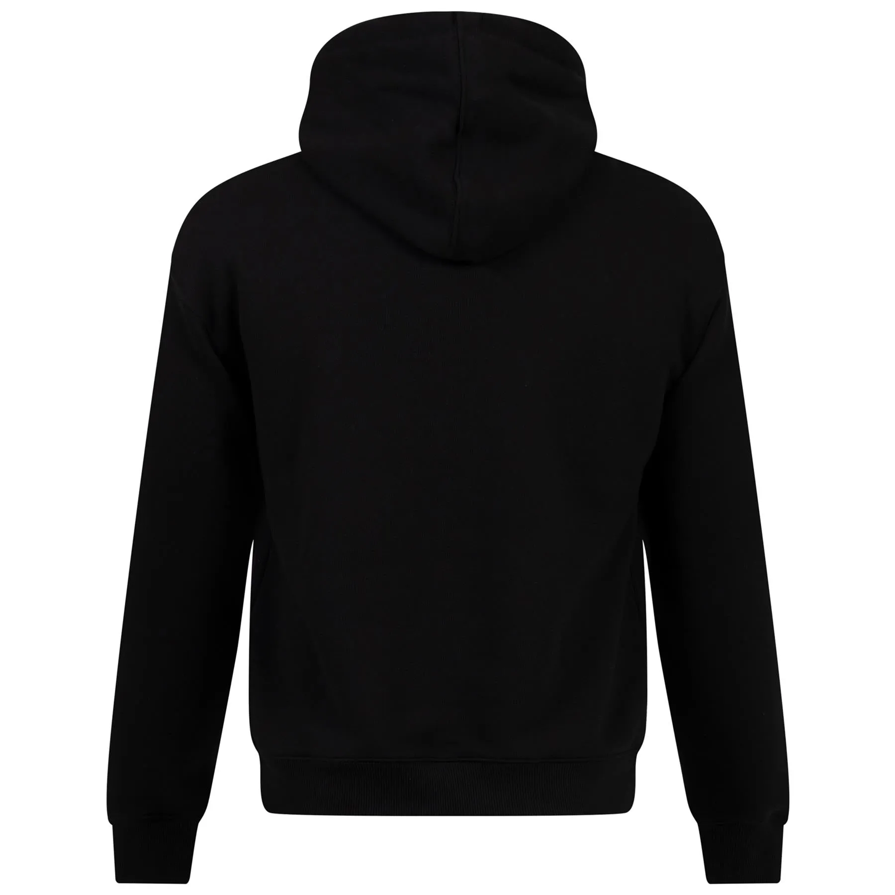 Loose Fit Organic Cotton Enlarged Croc Hoodie Black - SS24