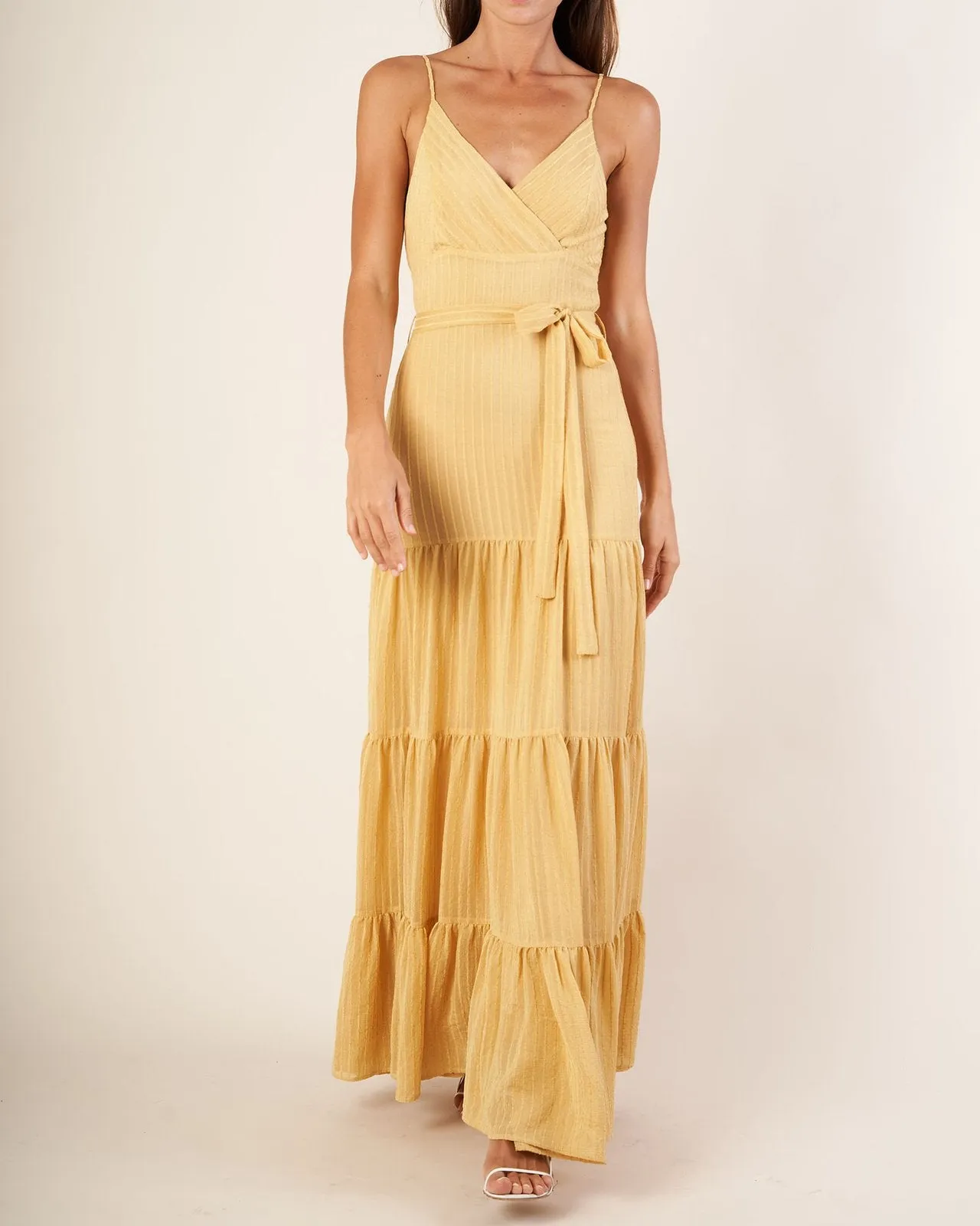 Lunette Maxi Dress (Buttercream)