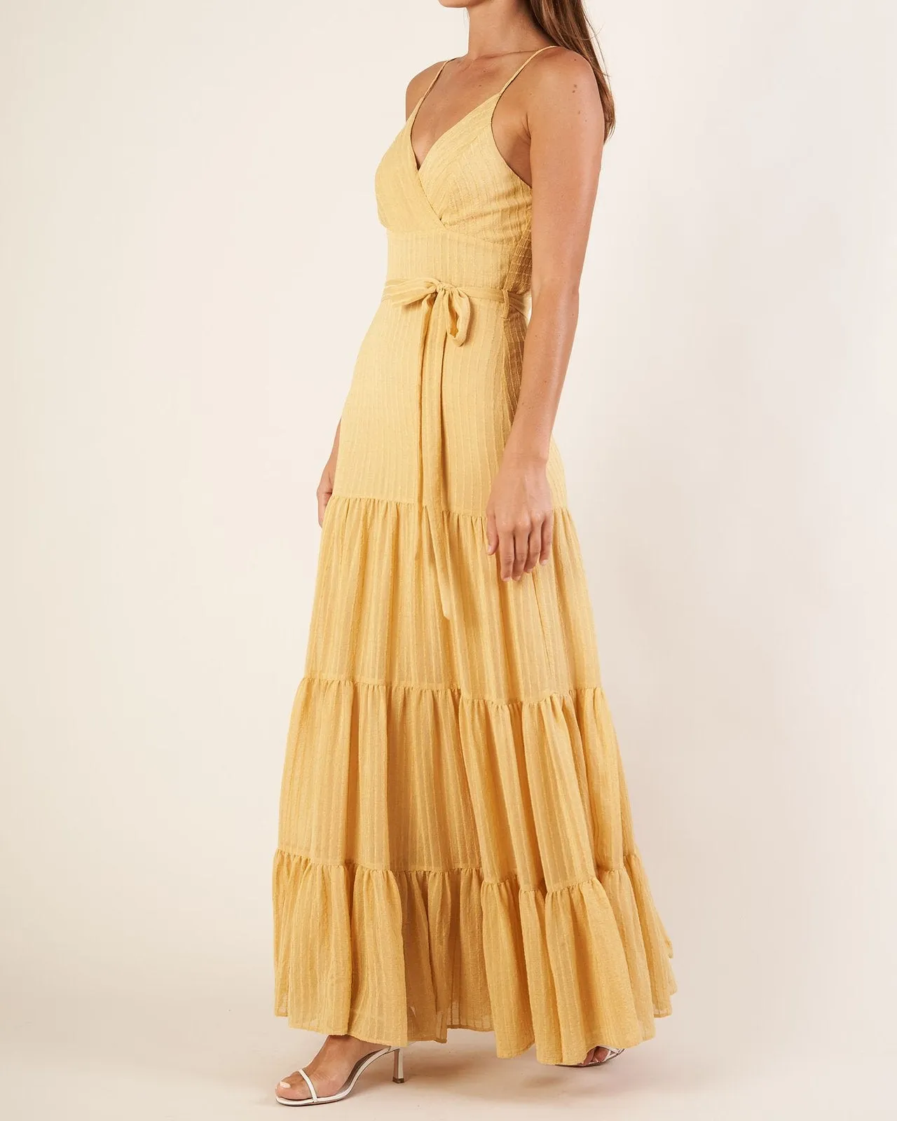 Lunette Maxi Dress (Buttercream)