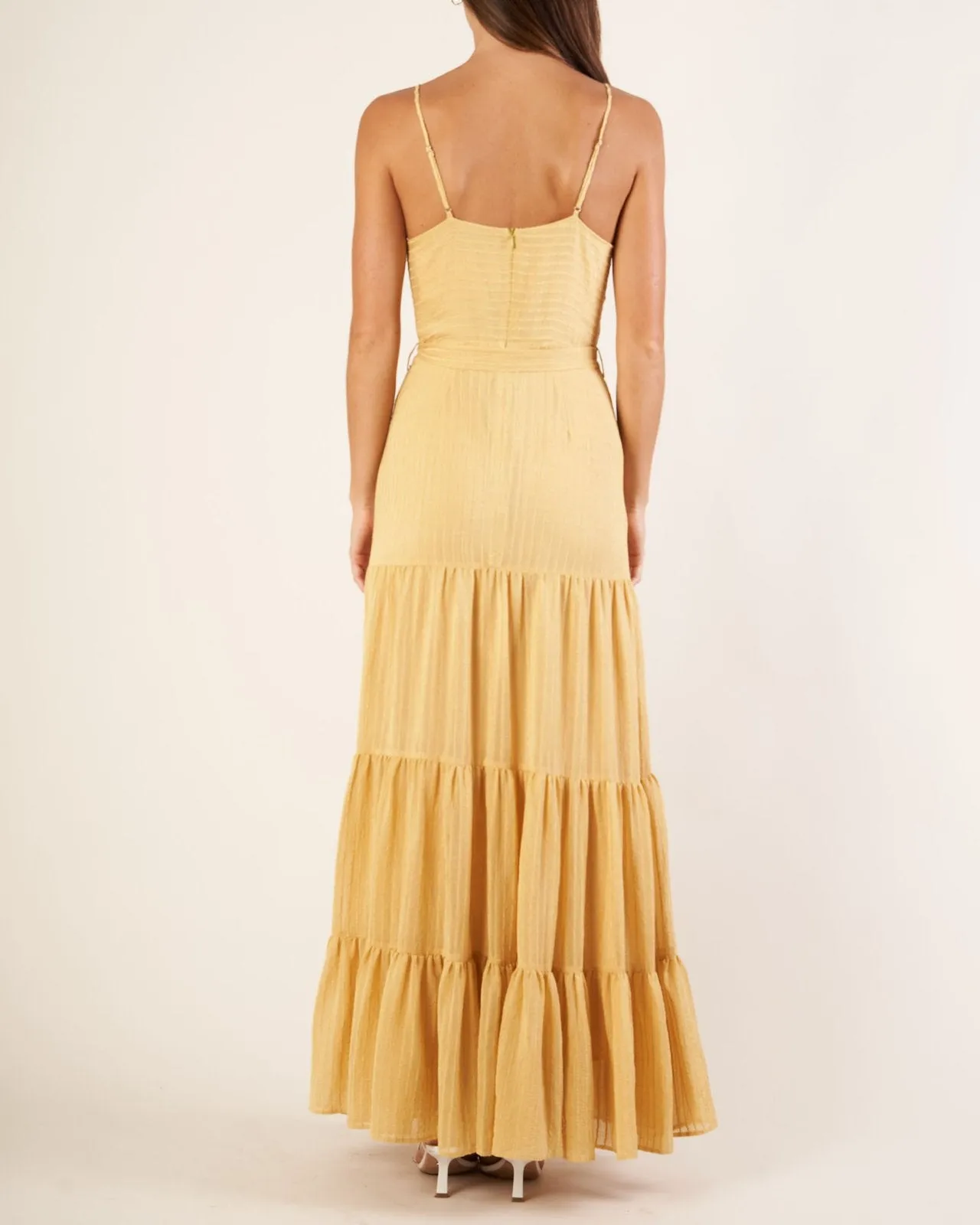 Lunette Maxi Dress (Buttercream)