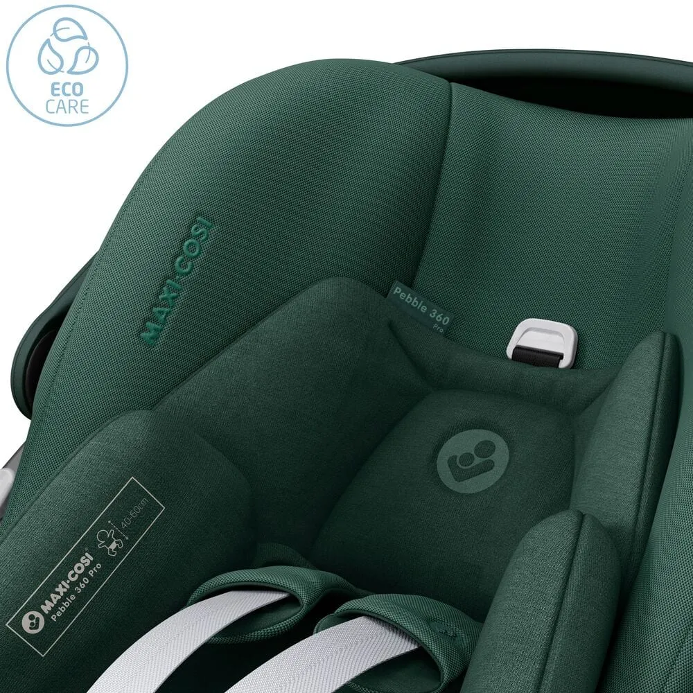 Maxi Cosi Pebble 360 PRO Car Seat - Essential Green