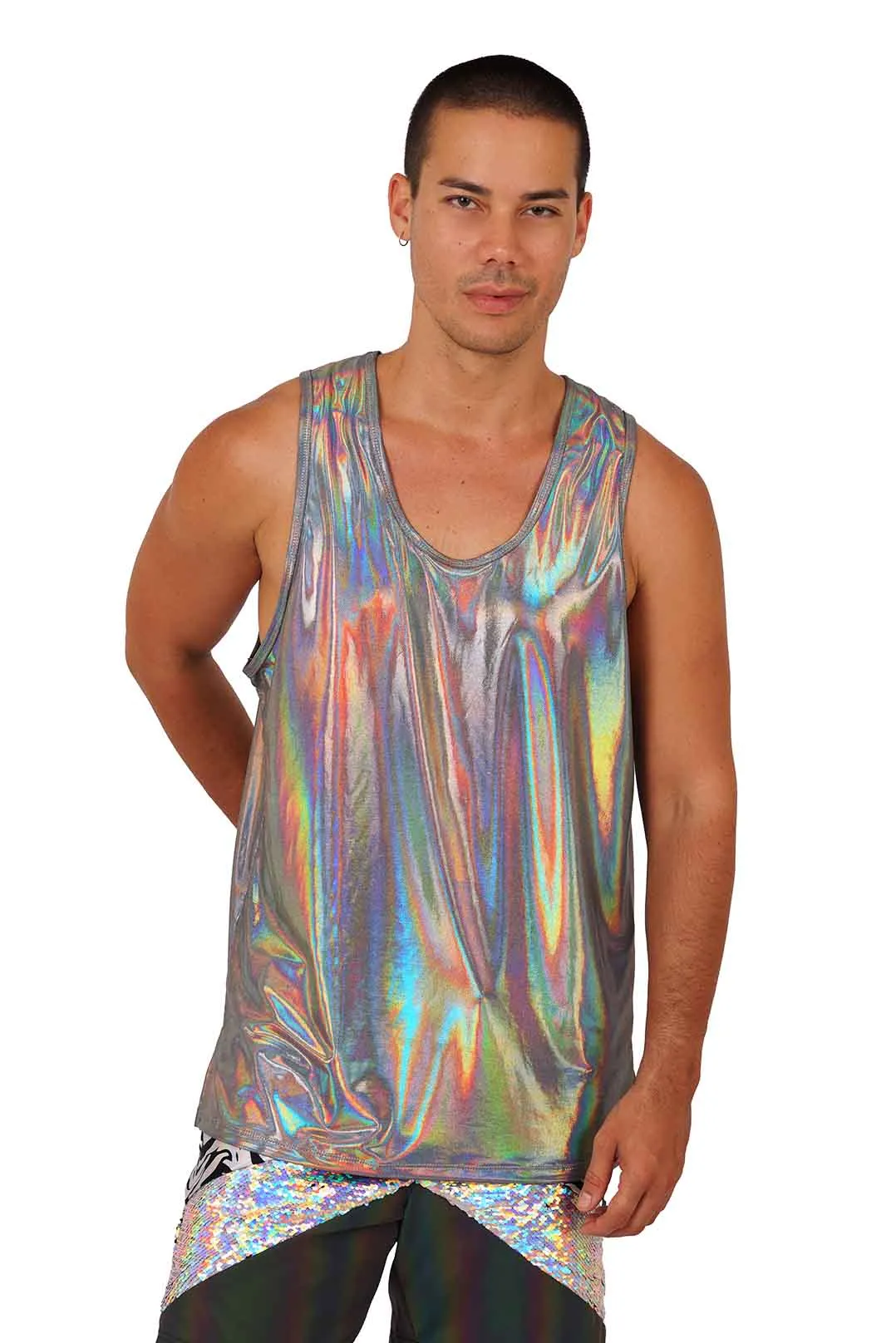 Mens Loose Tank Top - Chromatic