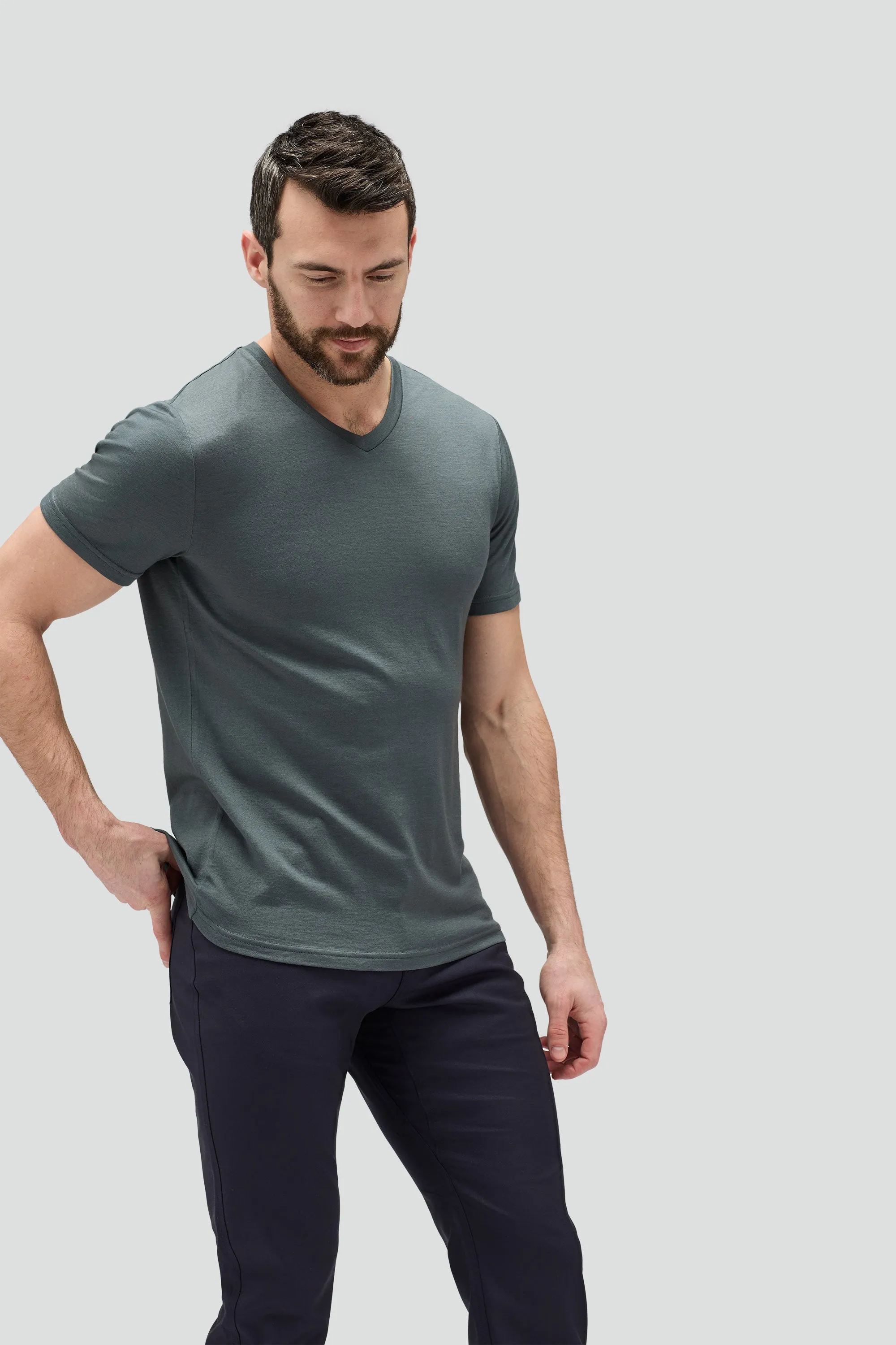 Men's Merino V-Neck T-Shirt