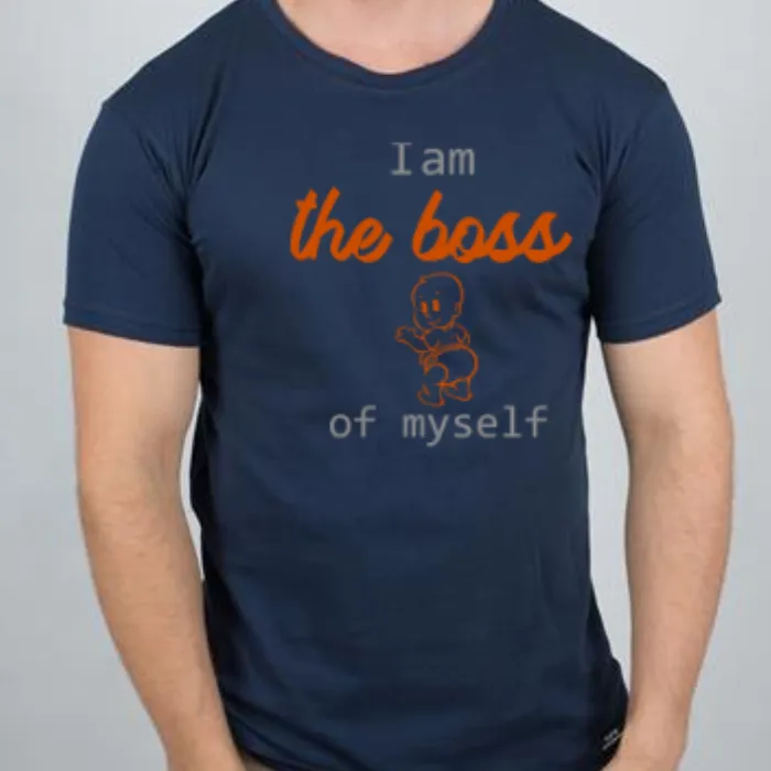 Men's Organic Cotton I am the Boss T-shirt