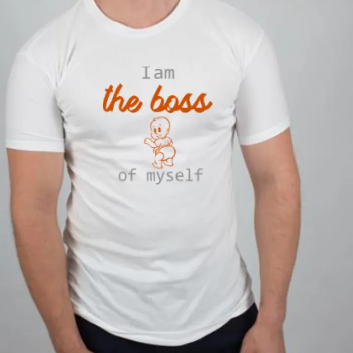 Men's Organic Cotton I am the Boss T-shirt