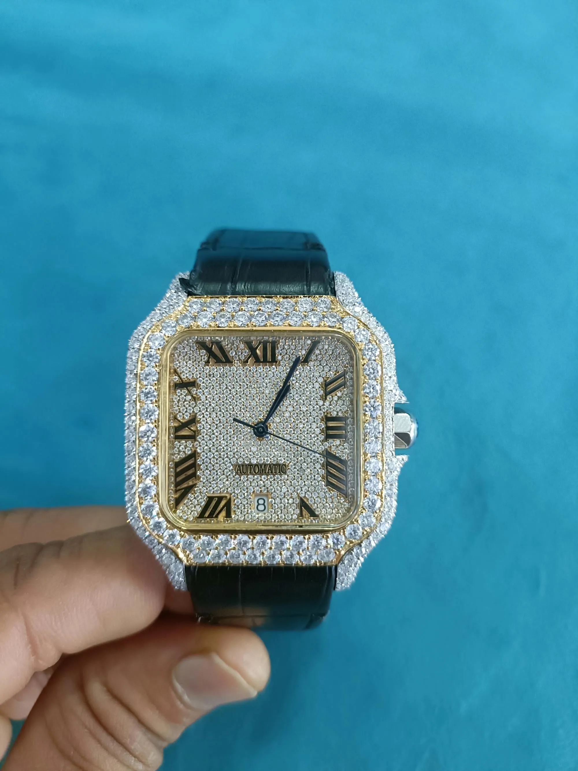 Moissanite watch | diamond watch-11