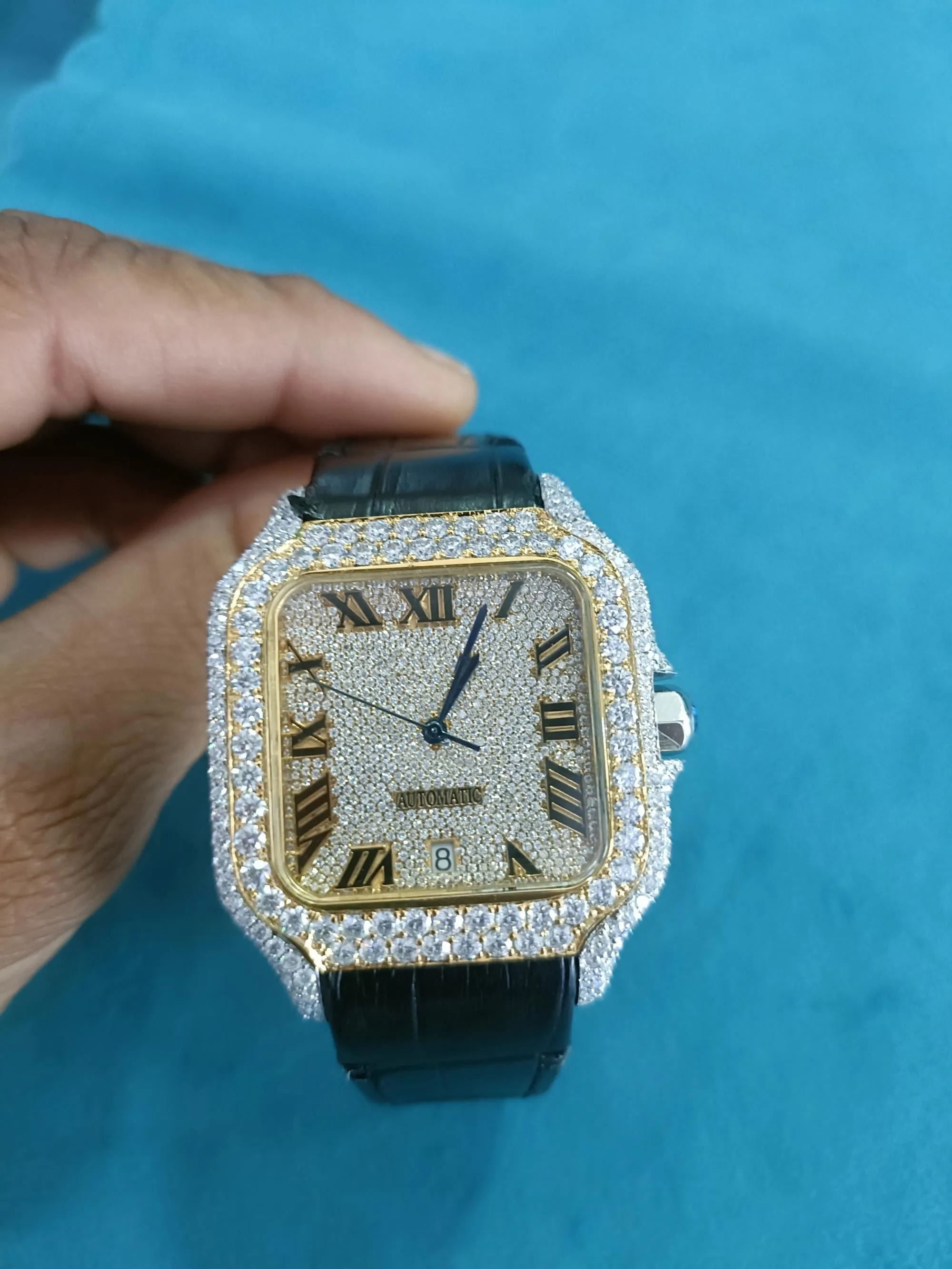 Moissanite watch | diamond watch-11