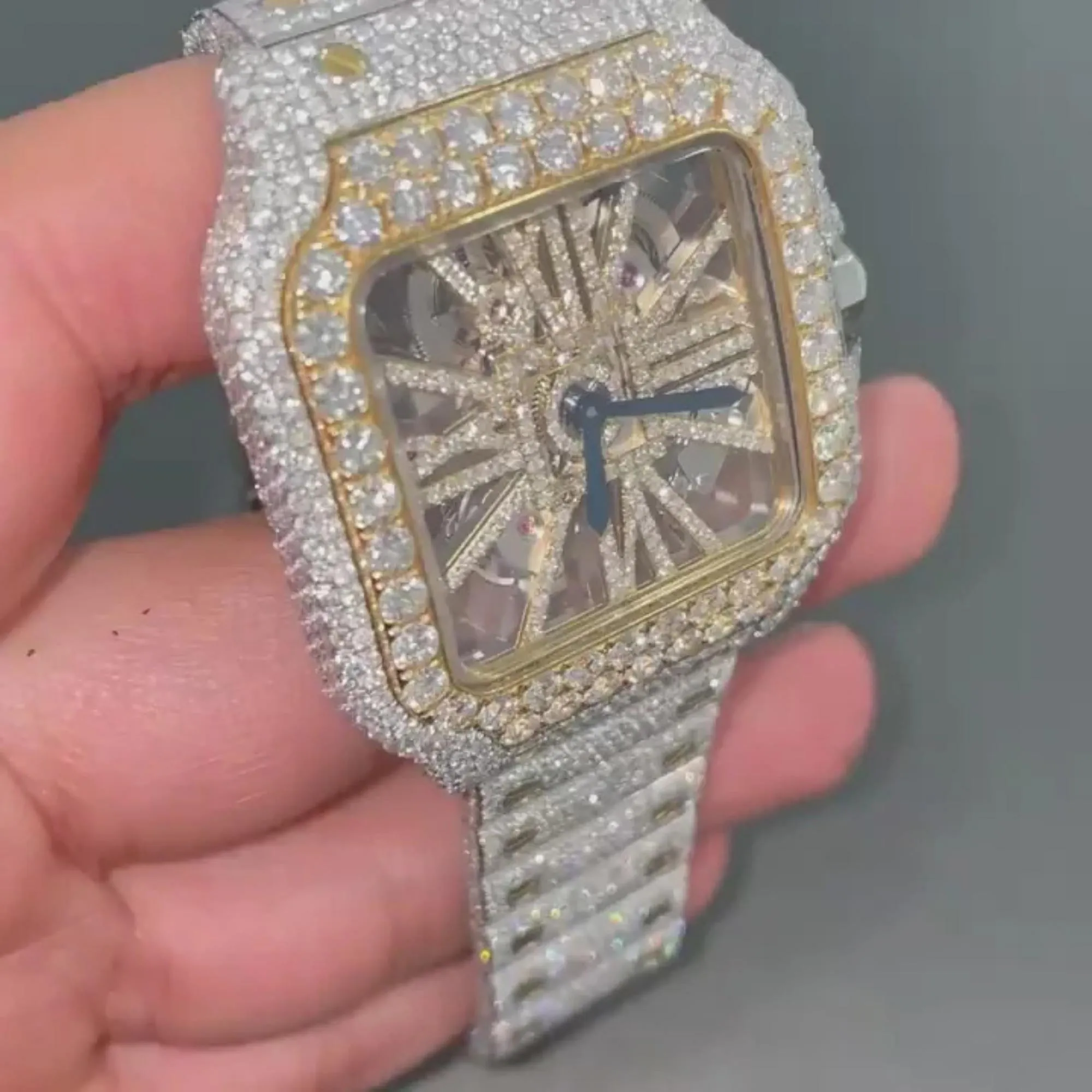 Moissanite watch | diamond watch(W-18)