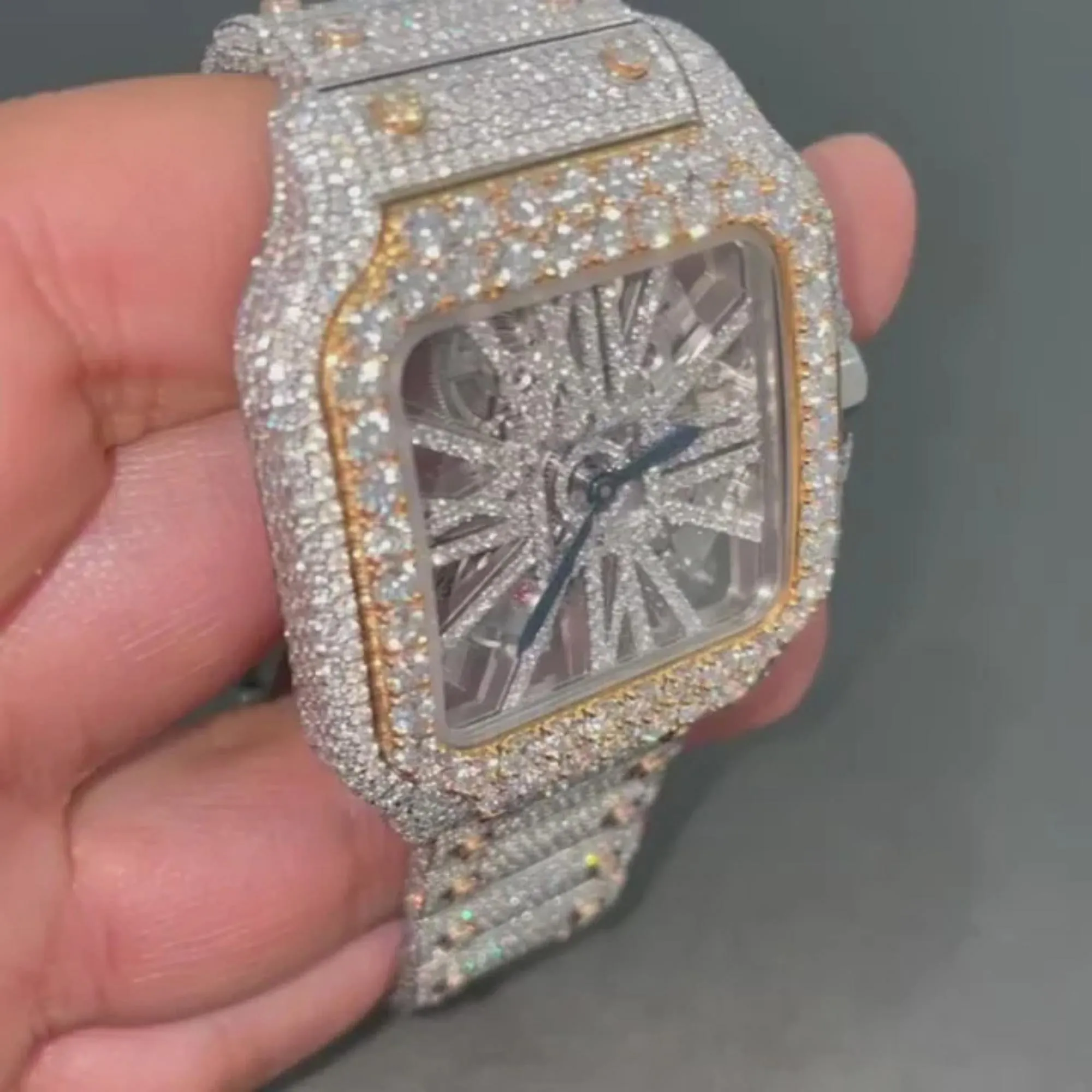 Moissanite watch | diamond watch(W-18)