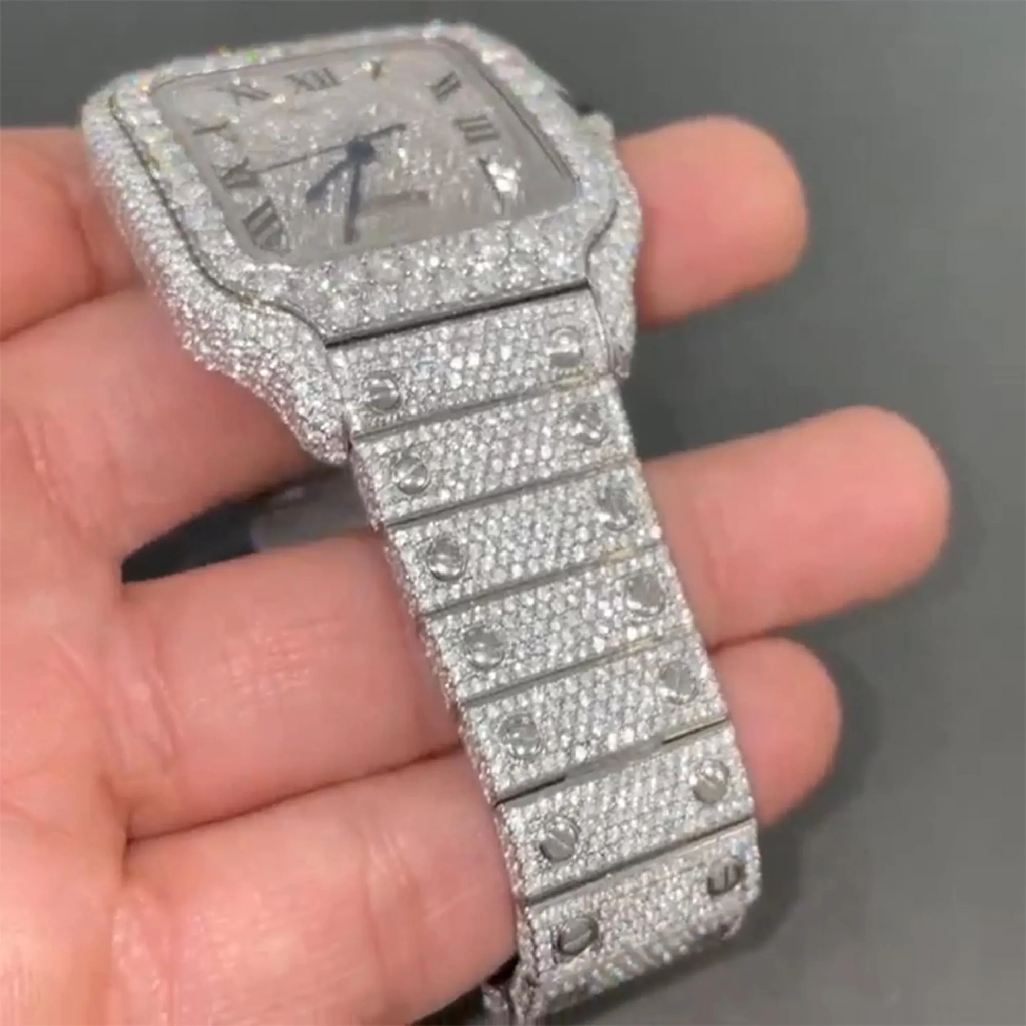 Moissanite watch | diamond watch(W-25)