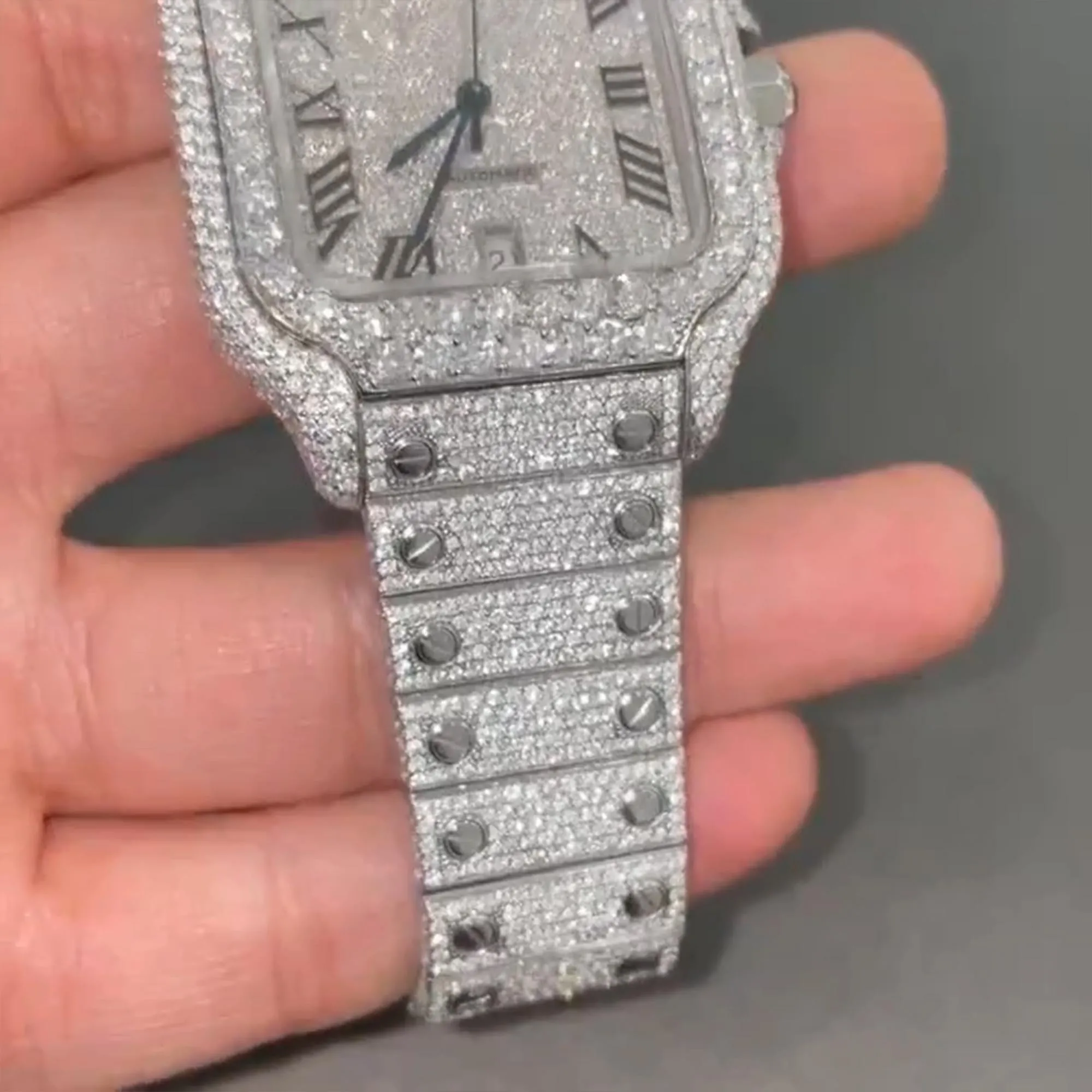 Moissanite watch | diamond watch(W-25)