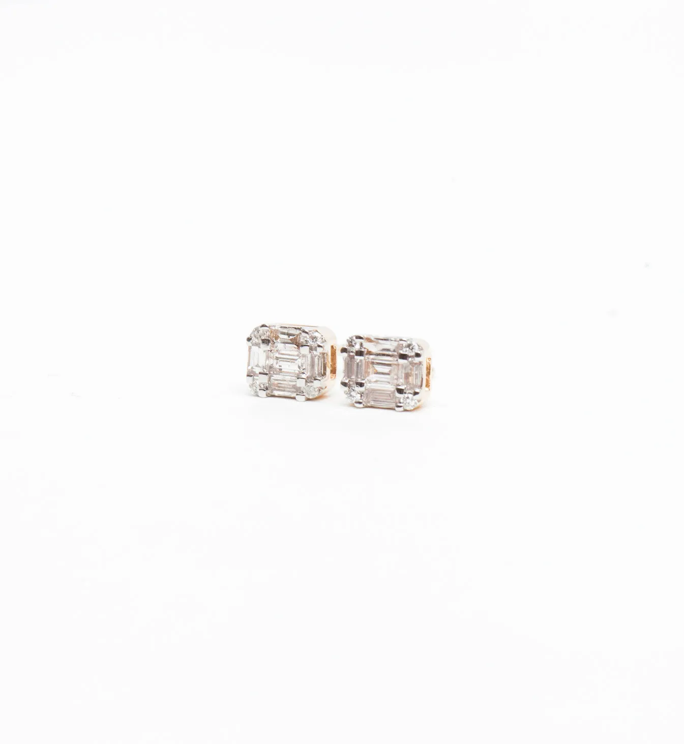 Multi Baguette Studs