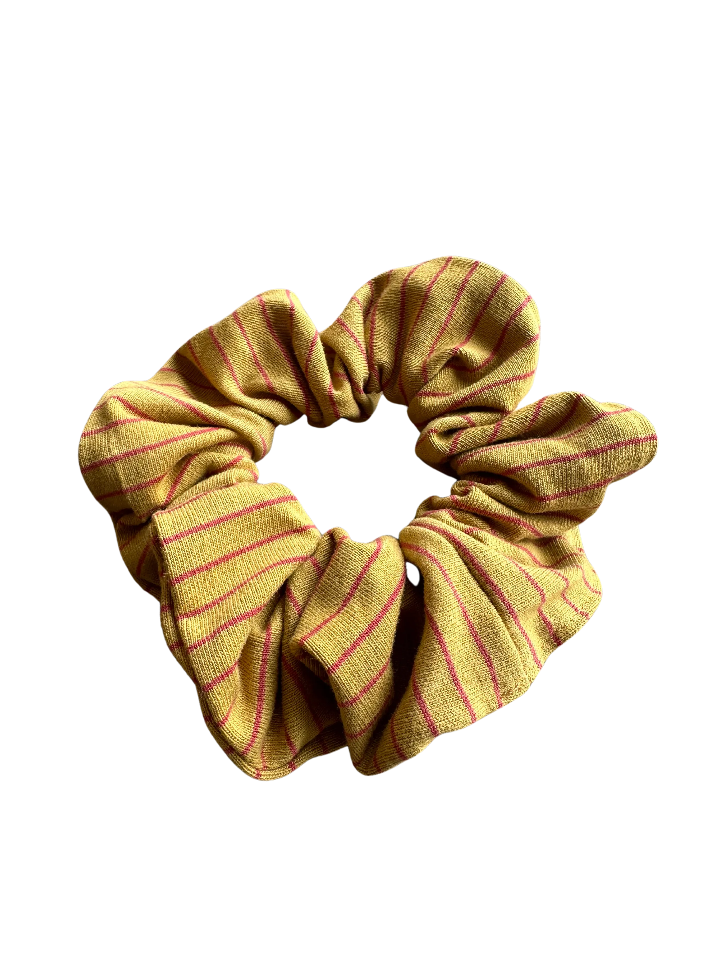 MUSTARD STRIPE CLASSIC SCRUNCHIE