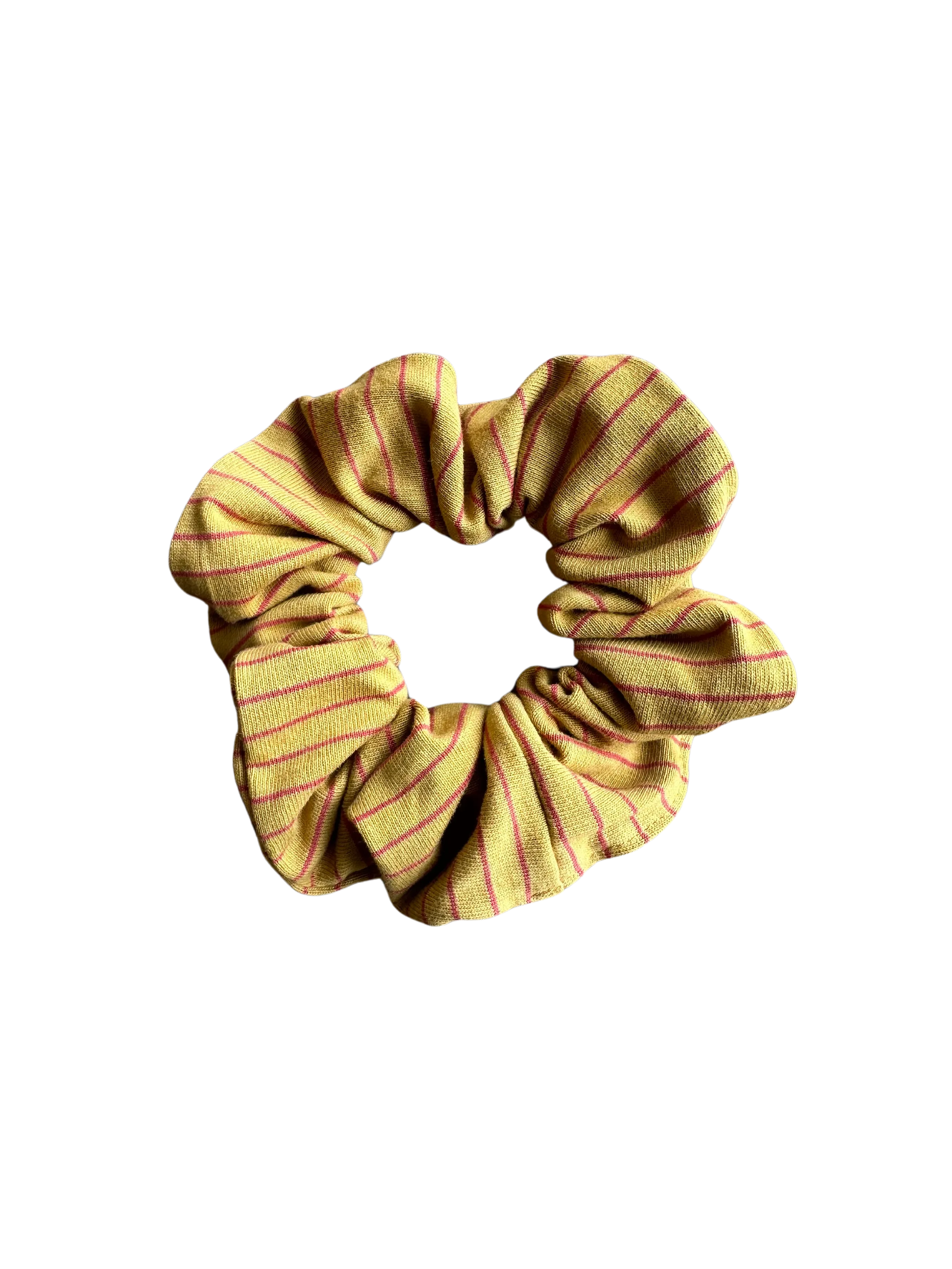 MUSTARD STRIPE CLASSIC SCRUNCHIE