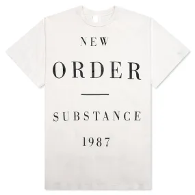 New Order Substance Tee - Vintage White