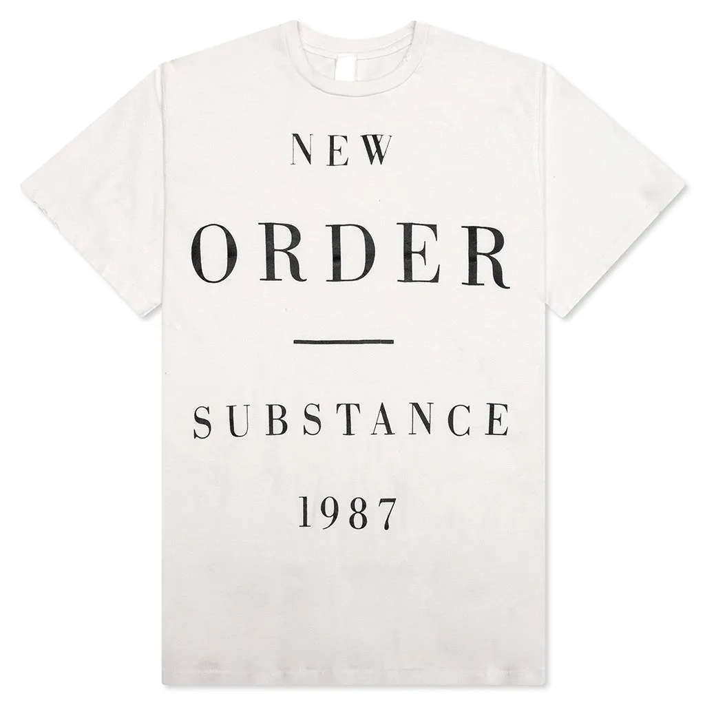 New Order Substance Tee - Vintage White