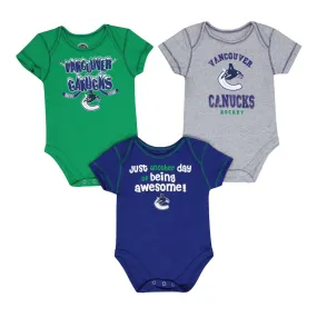 NHL - Kids' (Infant) Vancouver Canucks 3 Pack Onesie (HK5N1A2Z9 CNK)