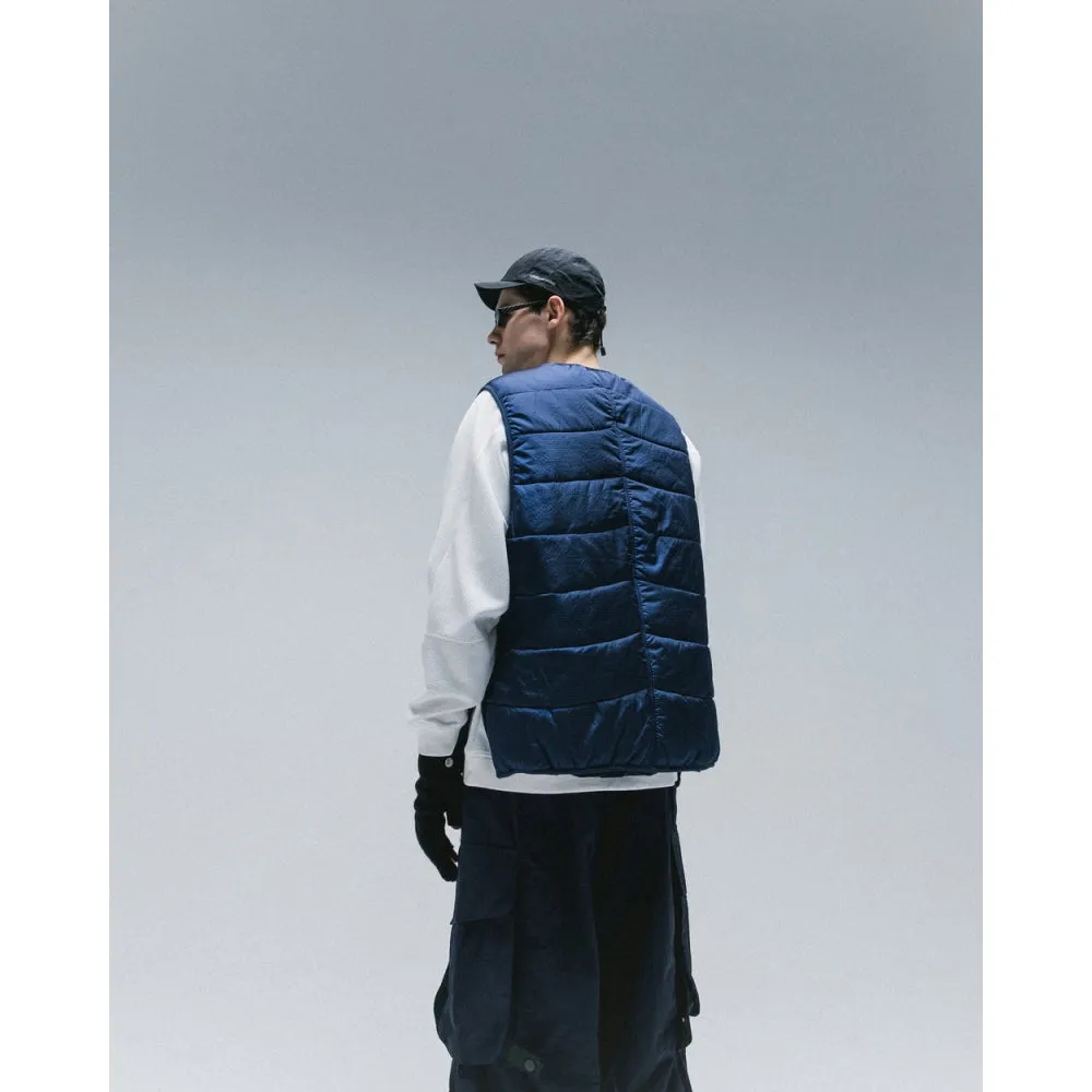 NINE POINT NINE ELYRA FIELD PUFF VEST-NAVY