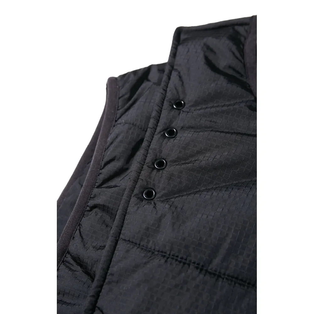 NINE POINT NINE ELYRA FIELD PUFF VEST-NAVY