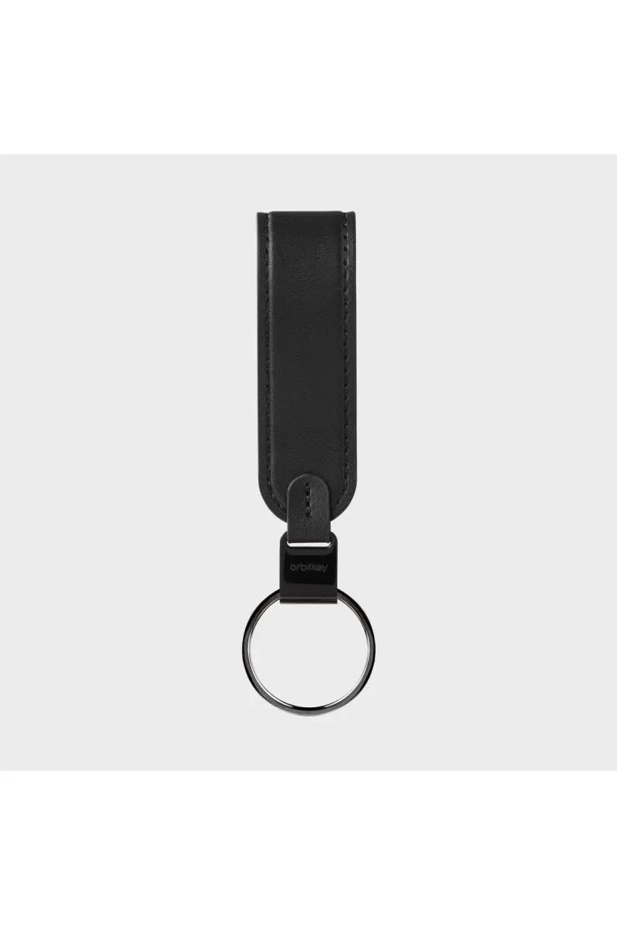 Orbitkey - Loop Keychain - Leather - Black